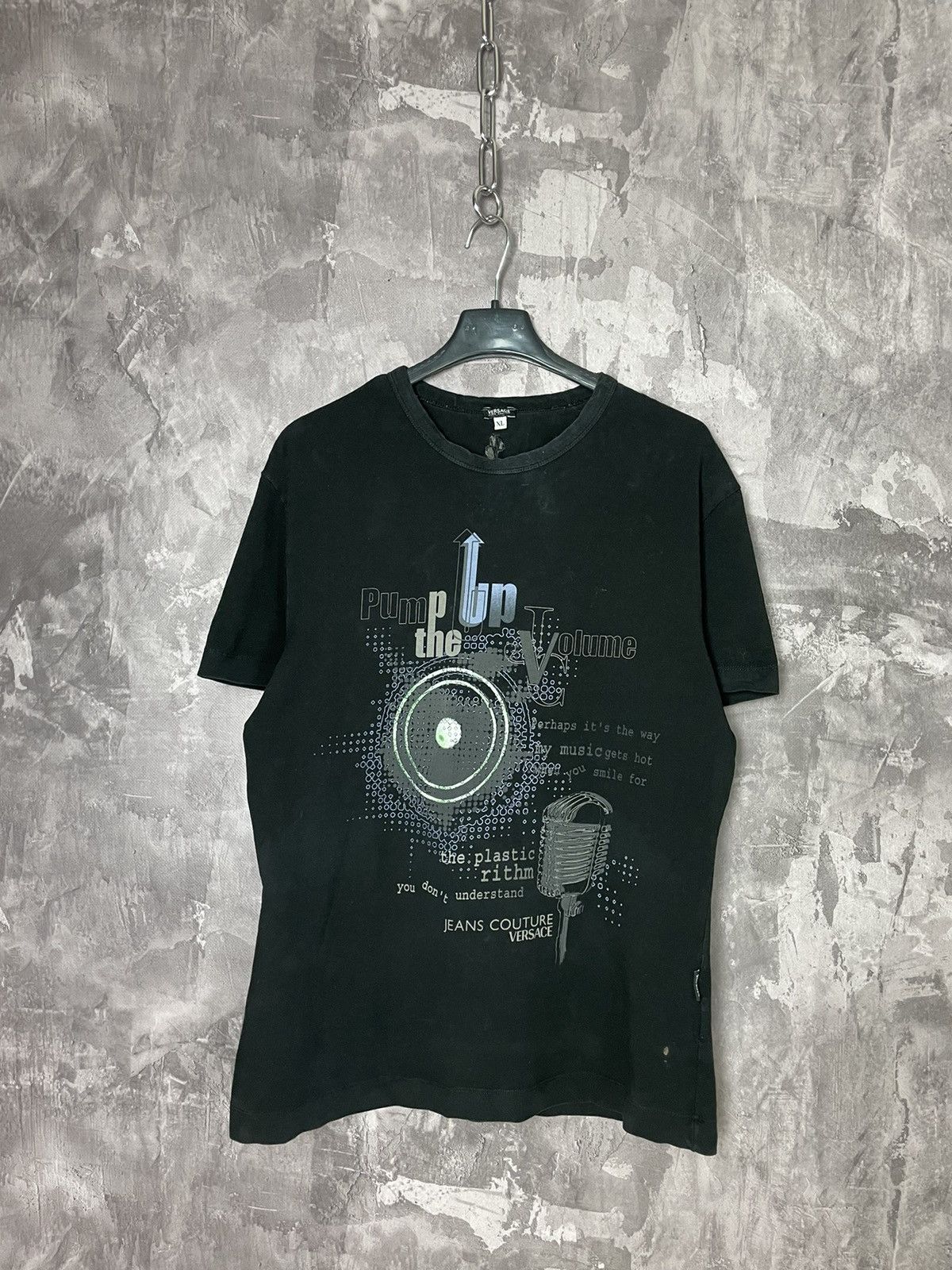 Versace Jeans Couture × Vintage Versace jeans couture vintage Y2K affliction style t shirt Size US XL / EU 56 / 4 - 1 Thumbnail
