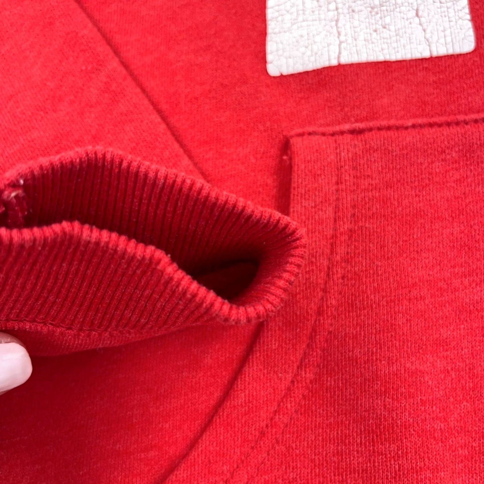 American Eagle Outfitters VINTAGE American Eagle Outfitters Hoodie Women M Red Pullover Sweatshirt 2000s Size M / US 6-8 / IT 42-44 - 6 Thumbnail