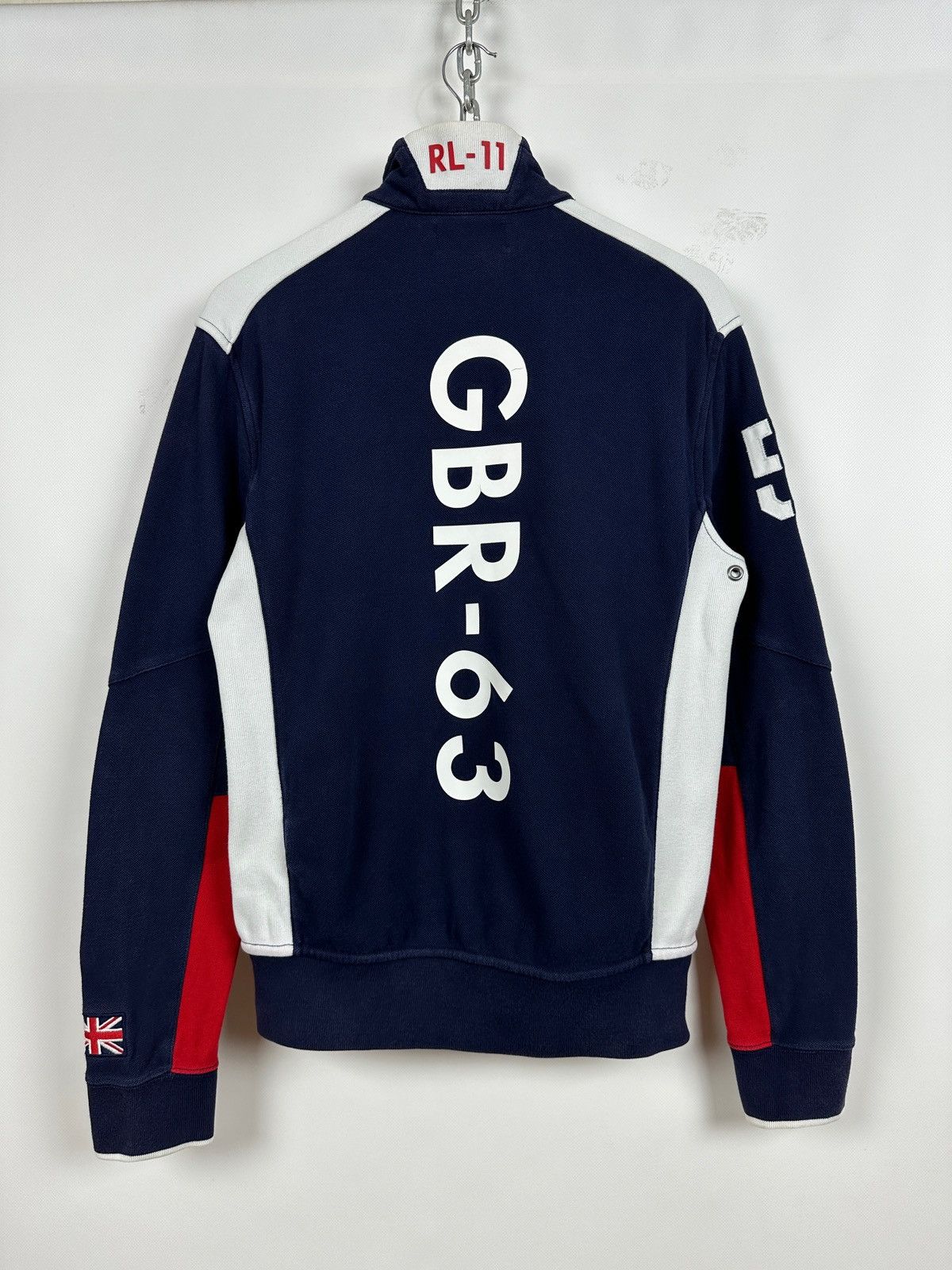 Polo Ralph Lauren Vintage Polo Ralph Lauren GBR Chief Keef Zip Sweatshirt Size US S / EU 44-46 / 1 - 2 Thumbnail