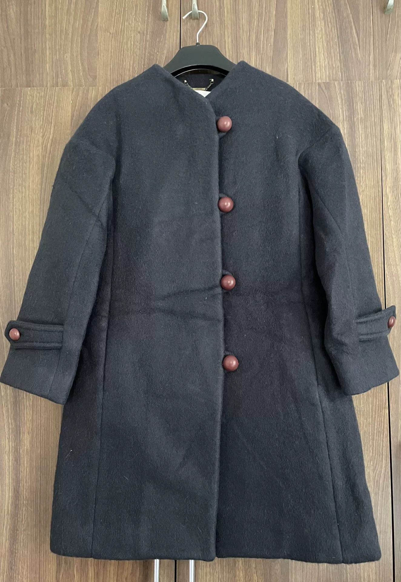 Chloe Chloe Dark Blue Coat Size 34 Size XXS / US 00 / IT 34 - 1 Thumbnail