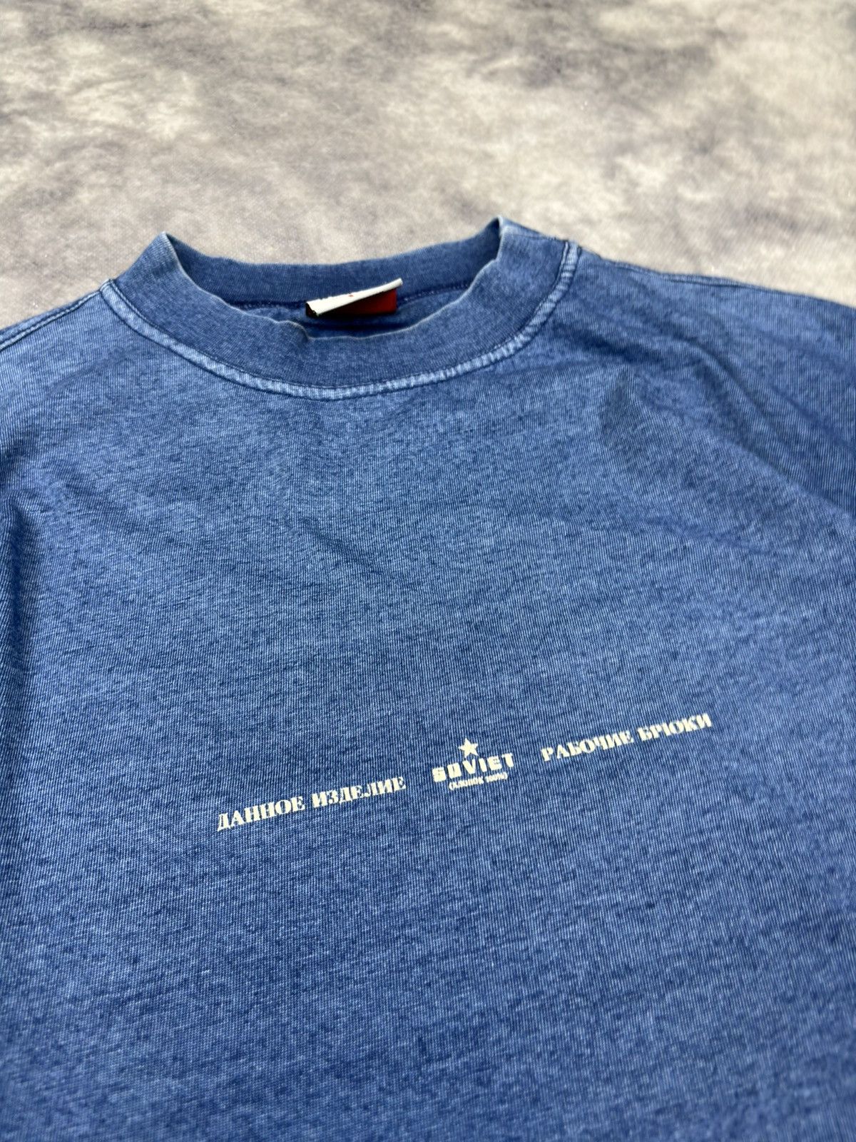 Vintage Vintage CCCP Soviet Star T-Shirt Streetwear Hype Logo tee Size US L / EU 52-54 / 3 - 2 Thumbnail