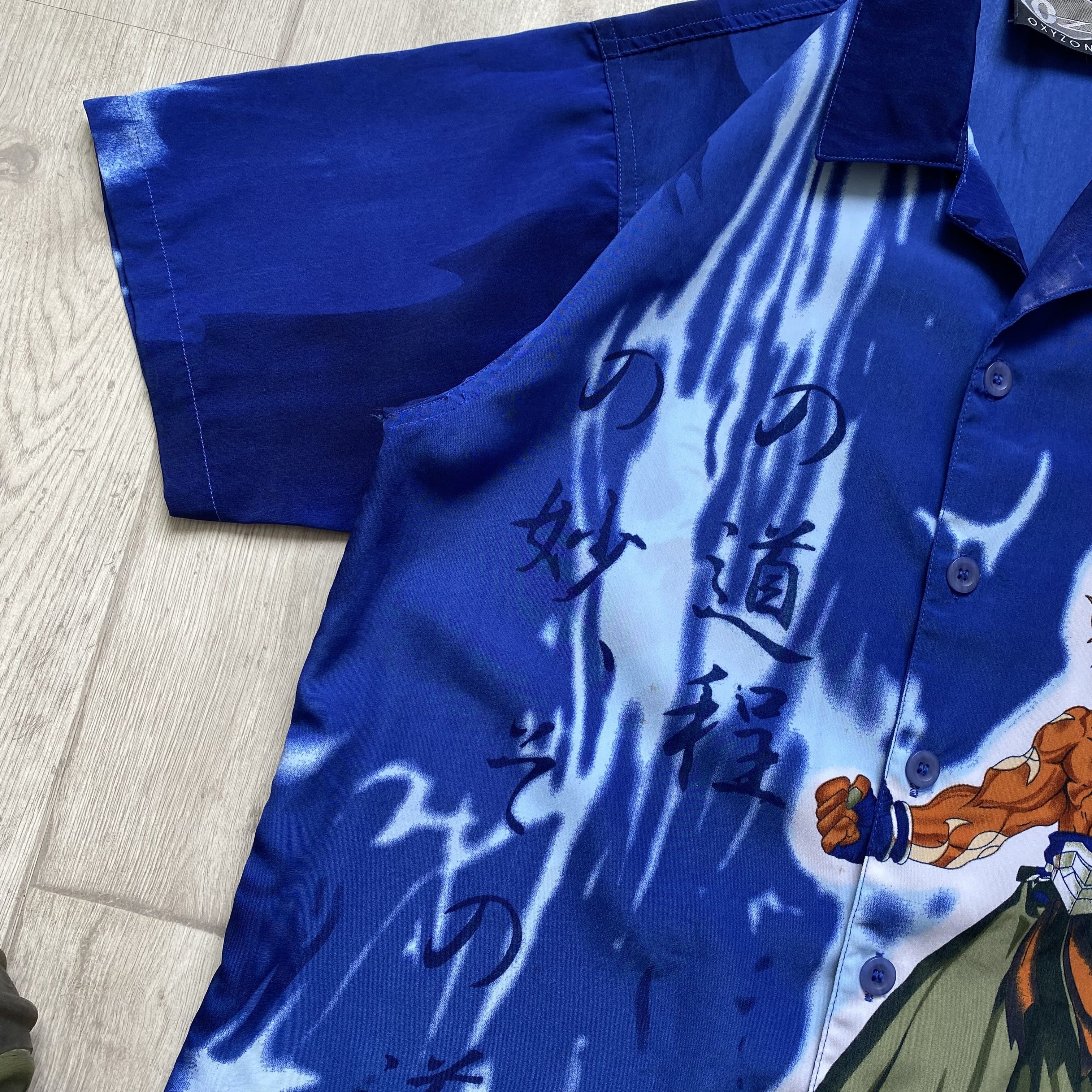 Anime 🈳 Vintage 90s Anima Japanese Crazy Shirt Hawaii big Logo Size US S / EU 44-46 / 1 - 4 Thumbnail