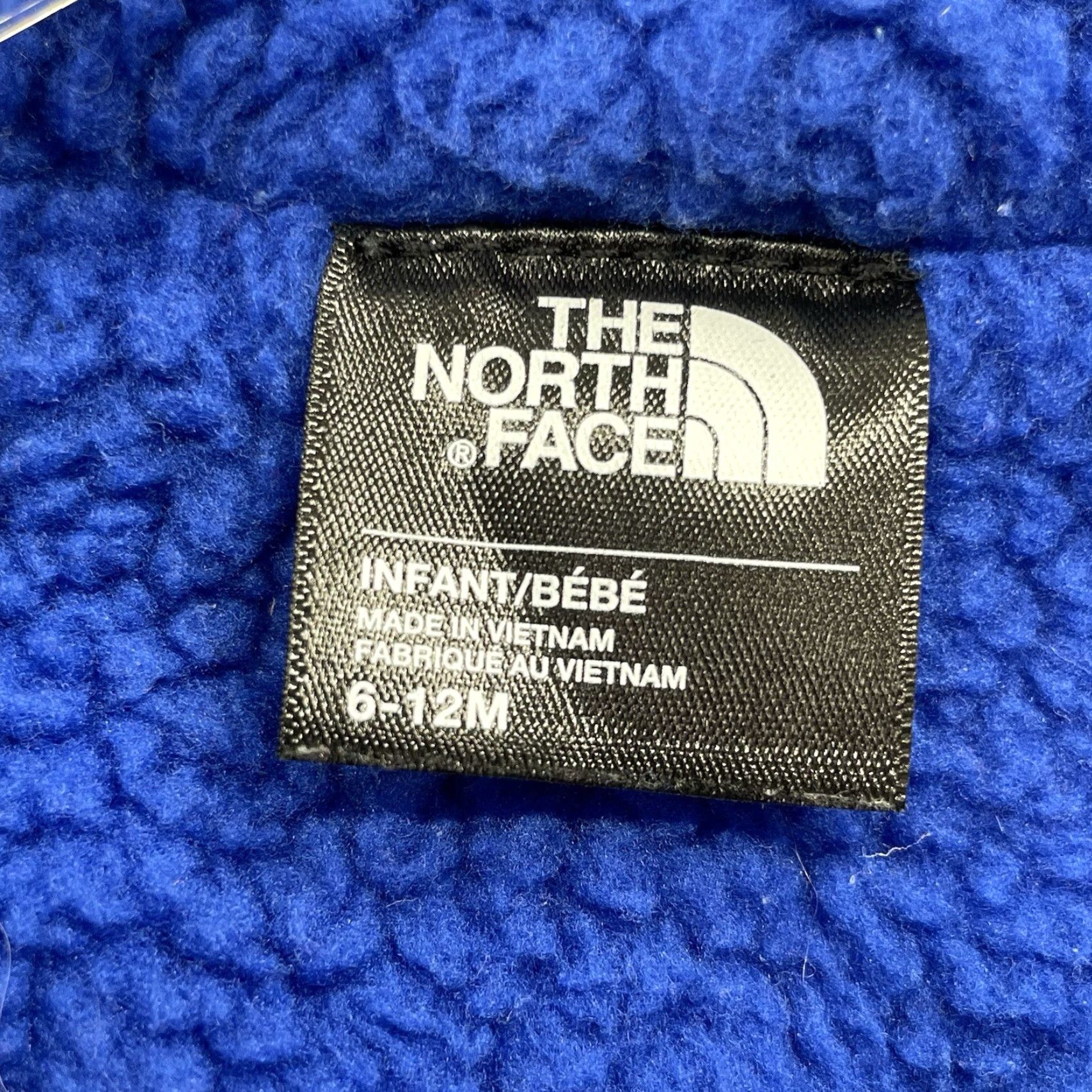 The North Face Dryvent Jacket Kids 6-12 M Blue Unisex Puffer Sherpa Lined Waterproof