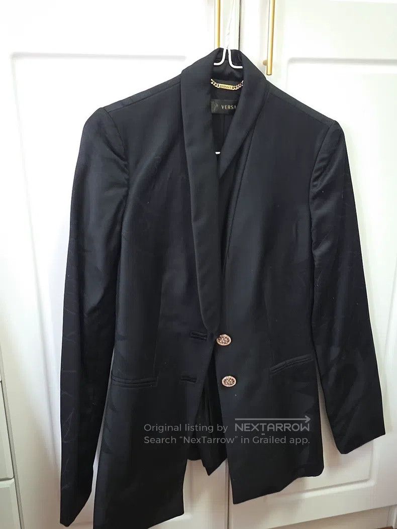 Versace Versace Black blazer Size 38S - 1 Thumbnail