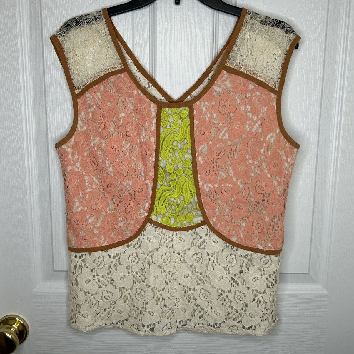 Other Champagne & Strawberry Lace Tank Size M Size M / US 6-8 / IT 42-44 - 2 Thumbnail