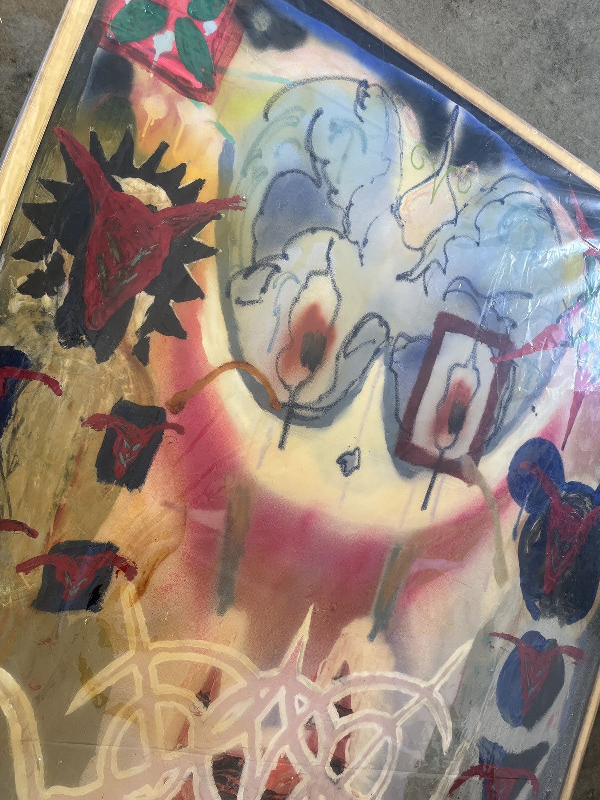 Drain Gang Benjamin Reichwald x Jonas Rönnberg “MBK STE” Painting Size ONE SIZE - 5 Thumbnail