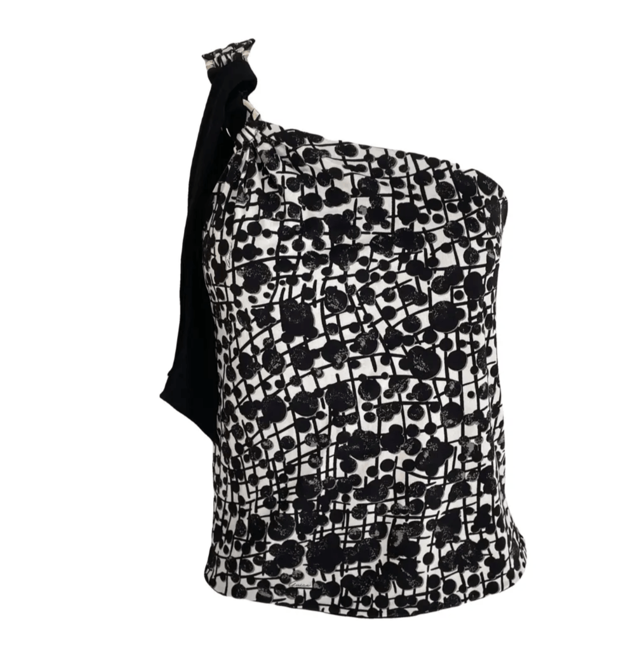 Gucci one shoulder silk top Size XS / US 0-2 / IT 36-38 - 1 Thumbnail