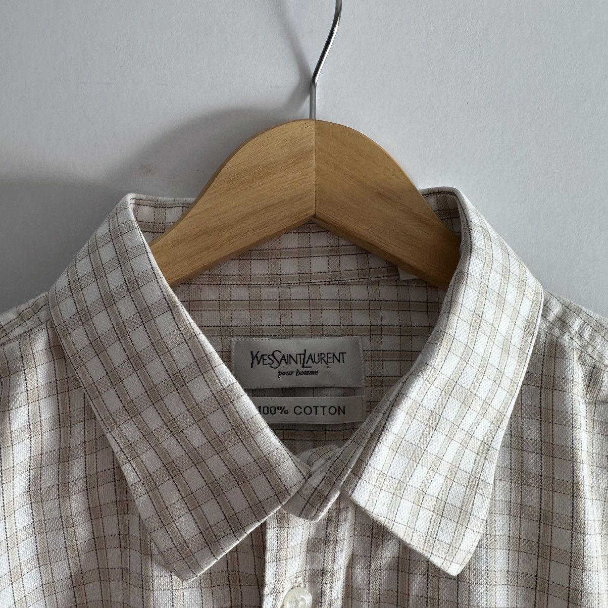 Yves Saint Laurent YSL Yves Saint Laurent pour home Luxury Shirt Rare Size US XL / EU 56 / 4 - 3 Thumbnail