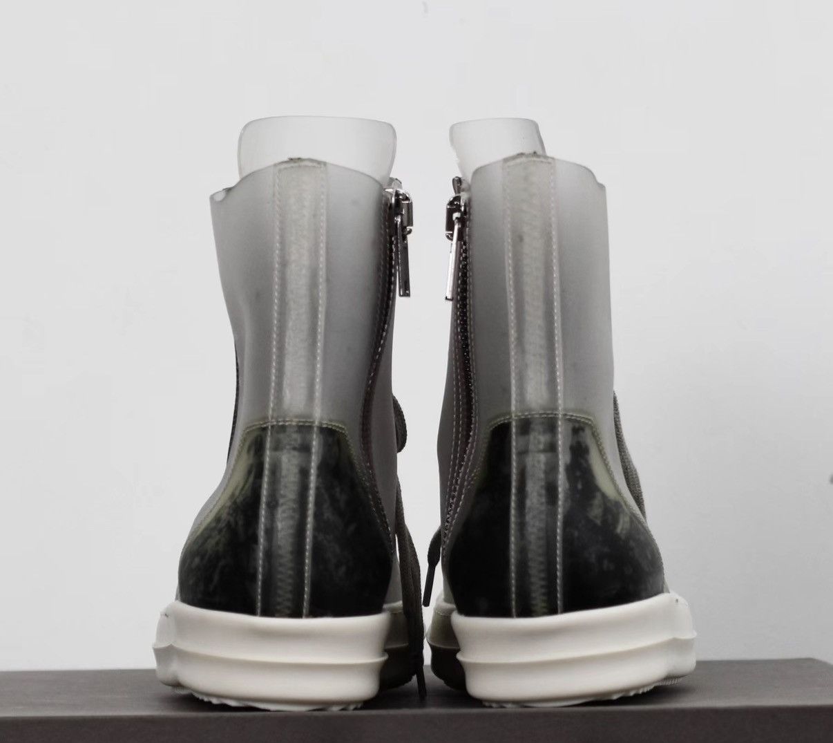 Rick Owens Rick Owens Transparent PVC Bubble Converse-Inspired Sneakers Size US 7.5 / EU 40-41 - 5 Thumbnail