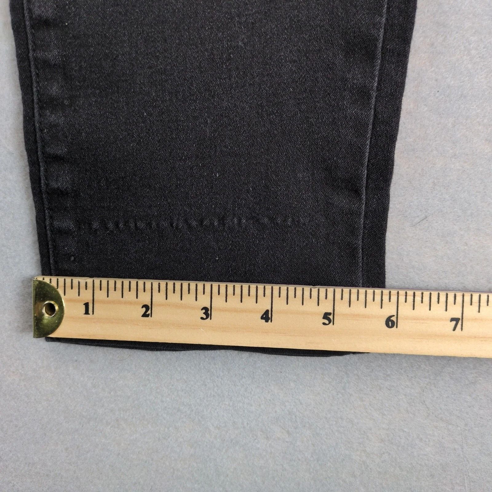 Other Faith Black Jeans Women's 12 "Have Faith" 30x28" High Rise Size 34" / US 12 / IT 48 - 8 Thumbnail