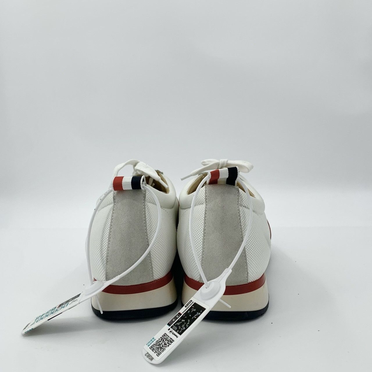 Thom Browne Thom Browne Mesh Suede Lace-Up White Low-Top Sneakers Size US 12 / EU 45 - 3 Thumbnail