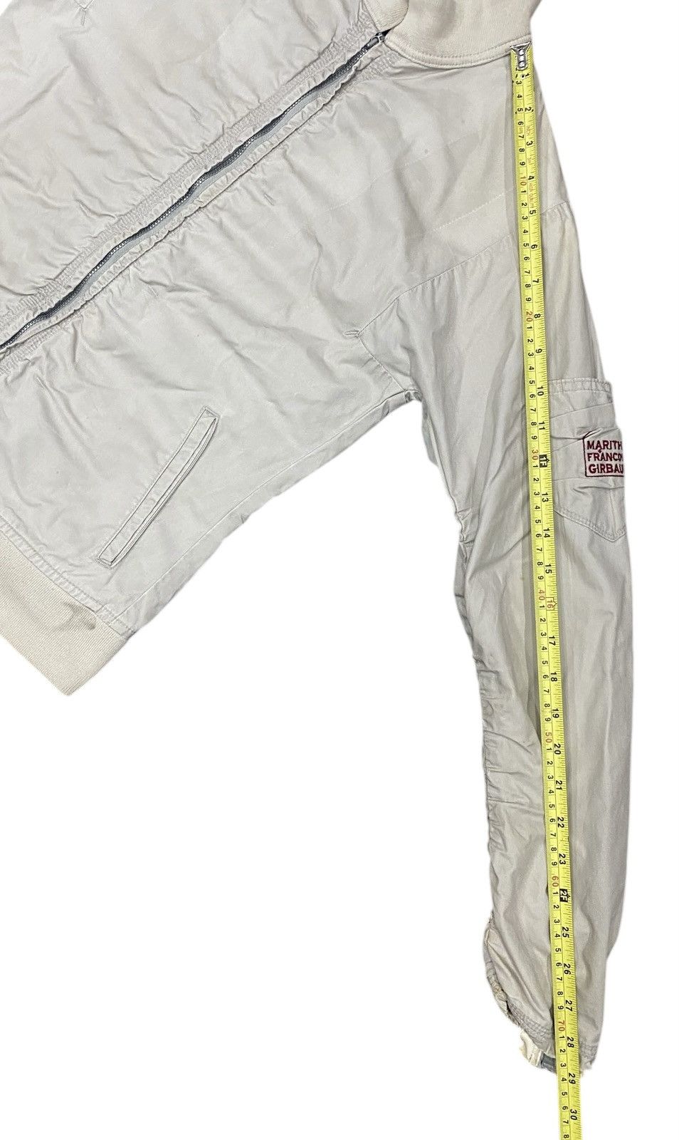 Designer Rare MARITHE FRANCOIS GIRBAUD Zipper Jacket (S) Size S / US 4 / IT 40 - 12 Thumbnail
