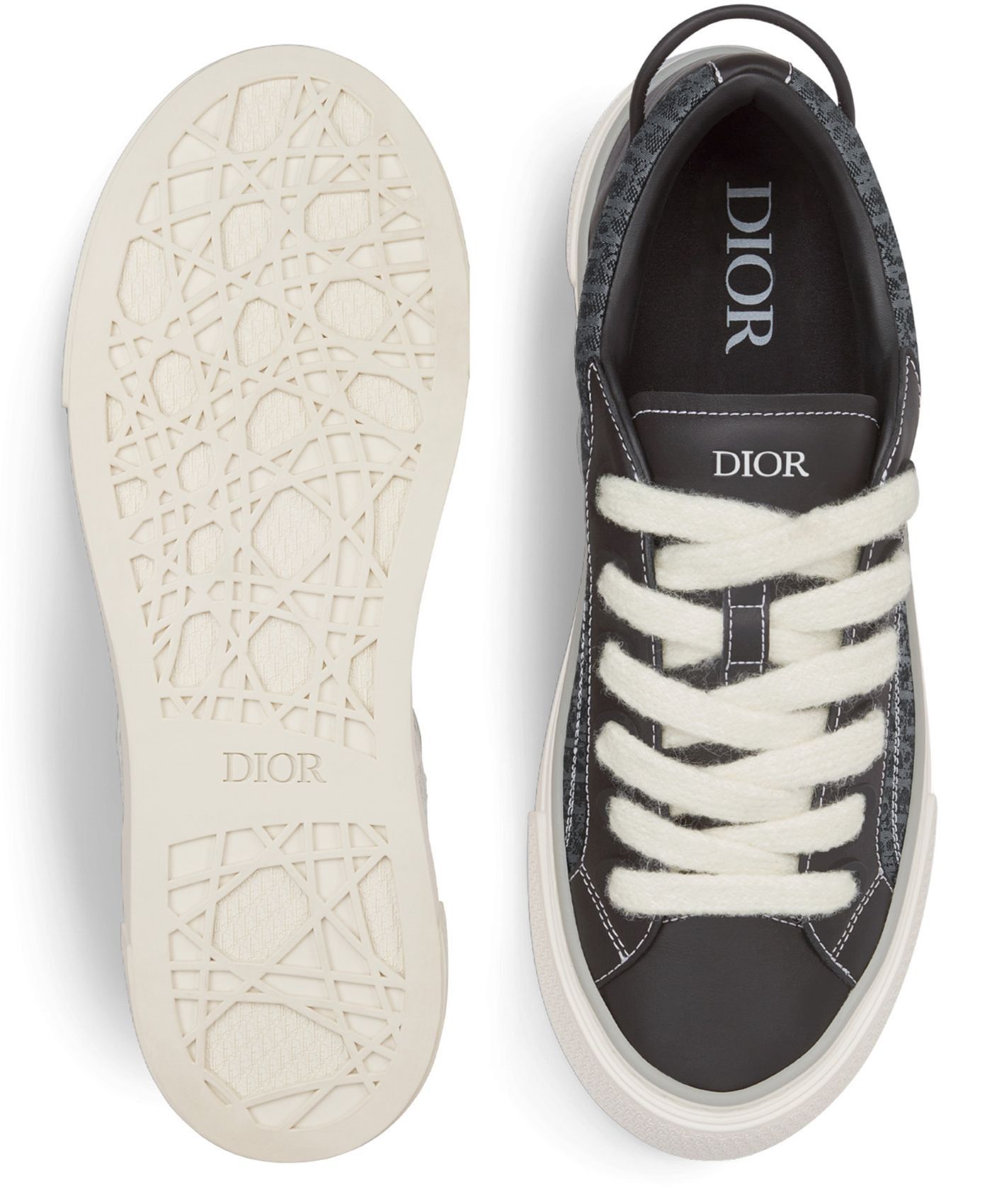 Dior os11x1225 B33 Low-Top Sneakers in Black Size US 12 / EU 45 - 7 Thumbnail