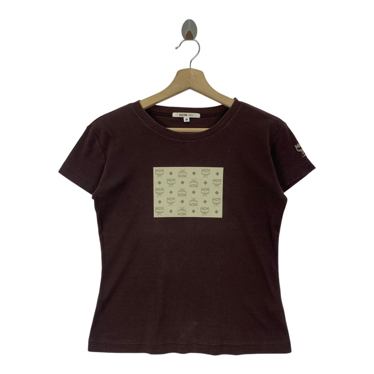 Designer × MCM × Vintage Vintage MCM LEGERE centre print logo designer tee Size M / US 6-8 / IT 42-44 - 1 Thumbnail