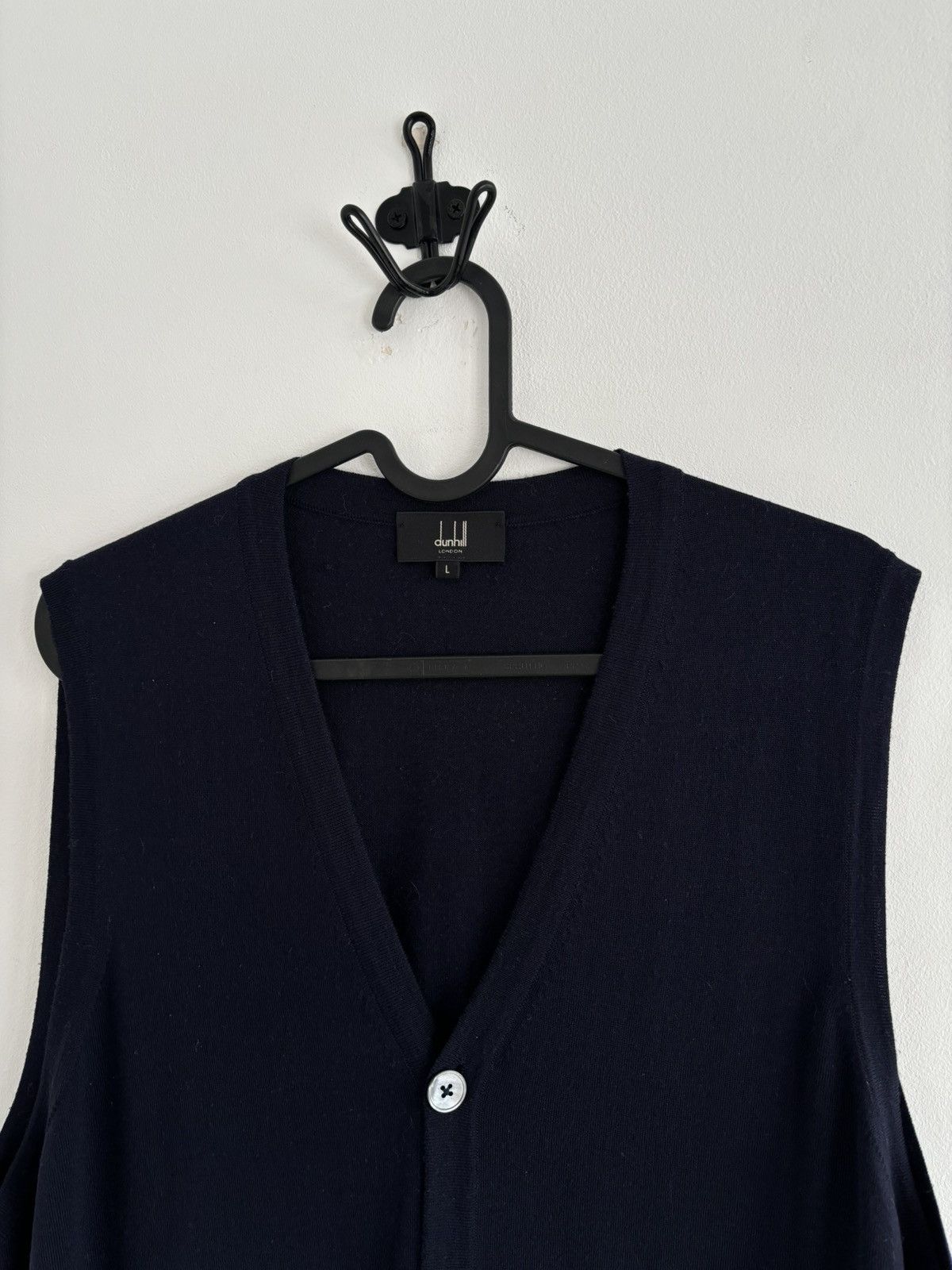 Alfred Dunhill Dunhill Wool Button Vest Size US L / EU 52-54 / 3 - 3 Thumbnail