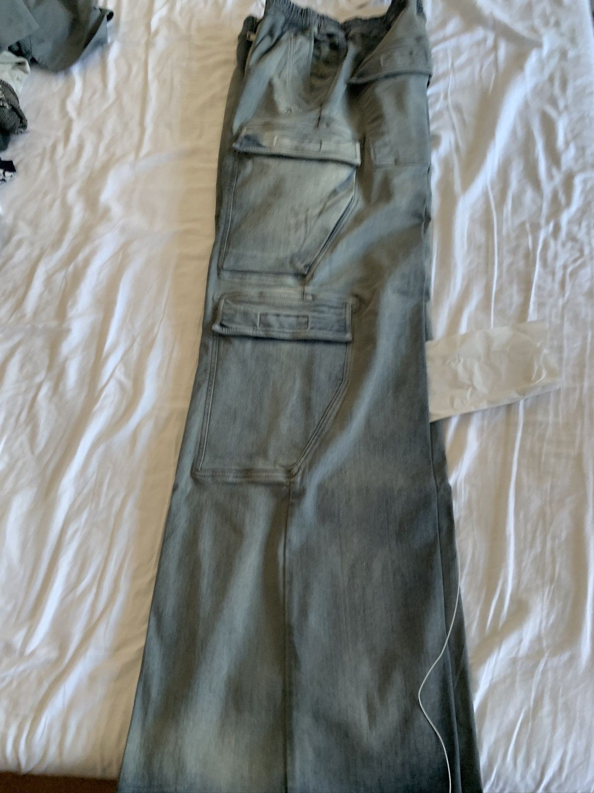 Rick Owens Drkshdw RICK OWENS DRKSHDW CARGO BELAS FW24 PORTERVILLE SKY Size US 32 / EU 48 - 9 Thumbnail