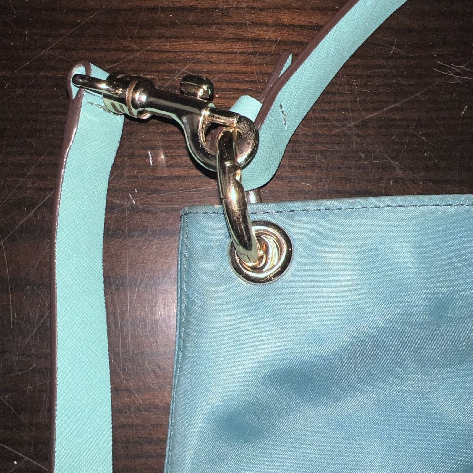 Henri Bendel Henri Bendel Jetsetter Crossbody Shoulder Bag Teal 13x13 Size ONE SIZE - 4 Thumbnail