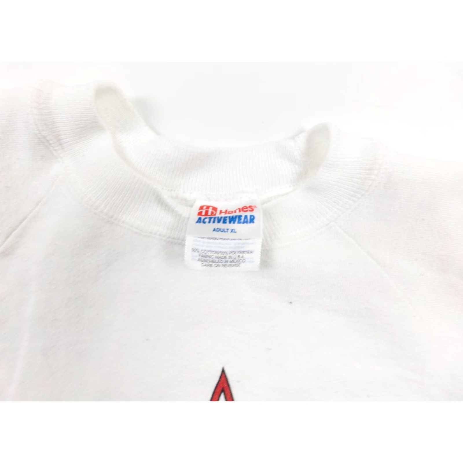 Hanes Vintage Dryden Last Chance Hockey Sweatshirt Adult XL White 90's Crew Neck VTG Size US XL / EU 56 / 4 - 4 Thumbnail