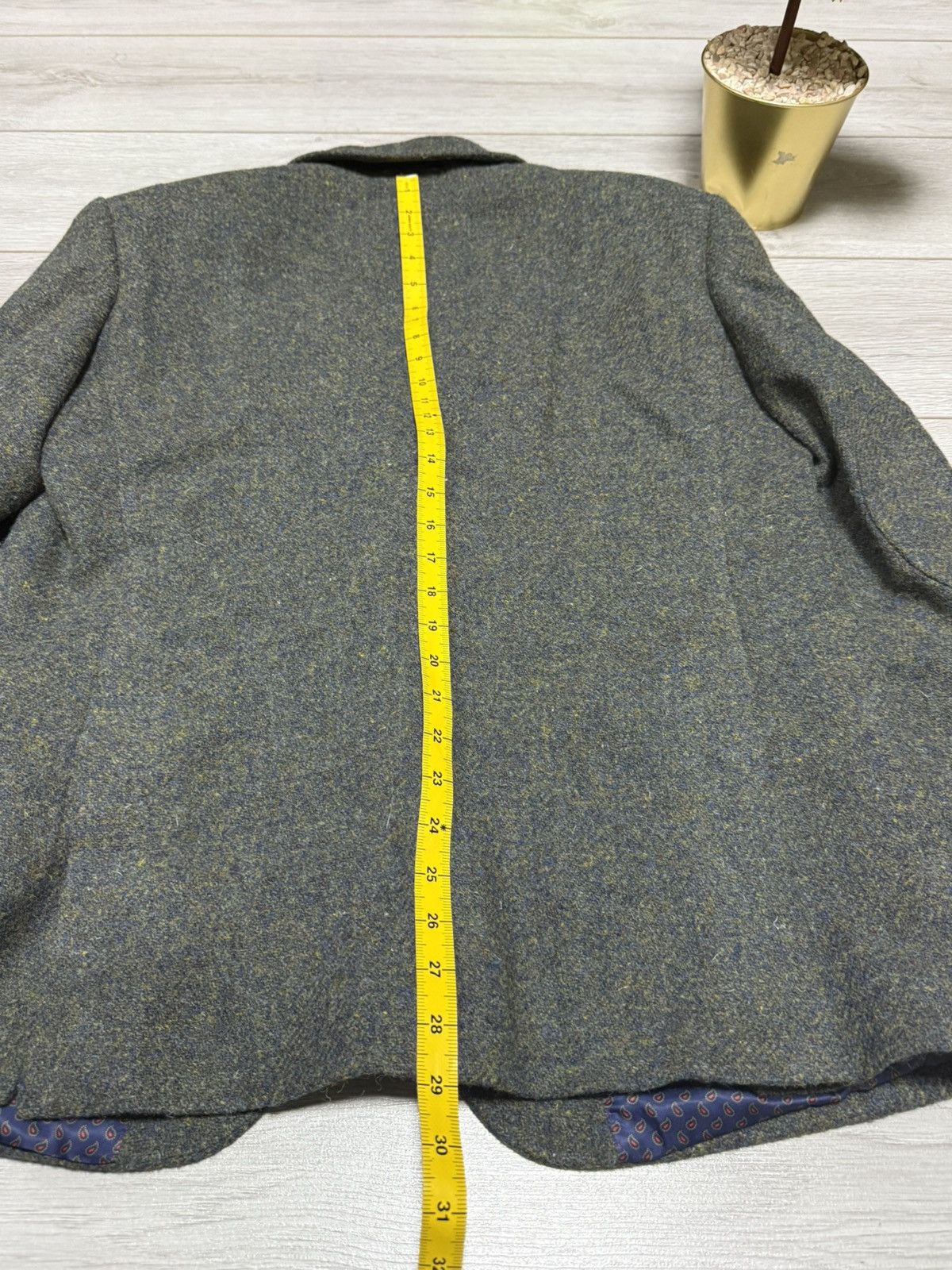 Harris Tweed Harris Tweed wool knitted blazer two buttons M&S Size 42R - 13 Thumbnail