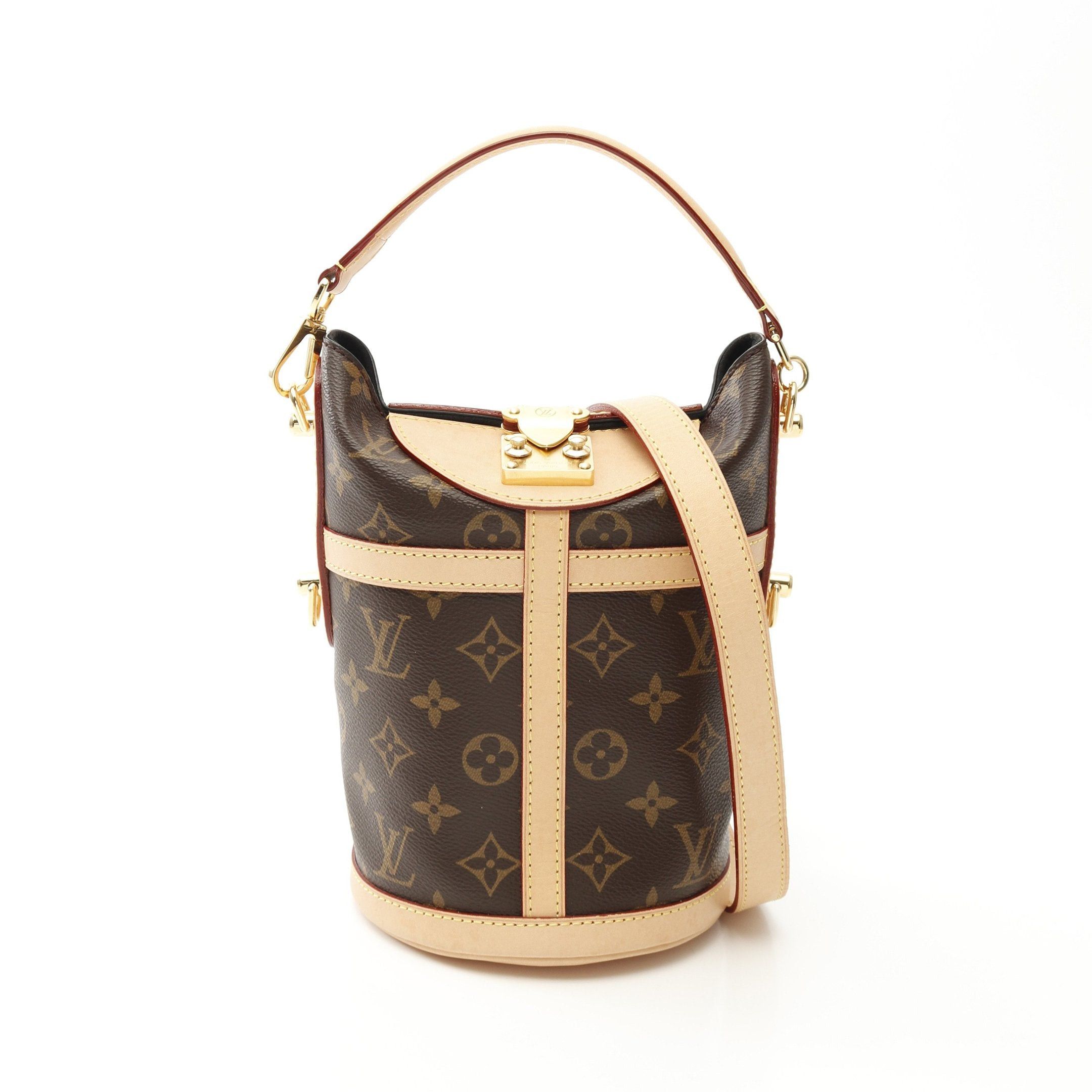 Louis Vuitton Louis Vuitton Duffel Bag Monogram Handbag Leather Brown Size ONE SIZE - 1 Thumbnail