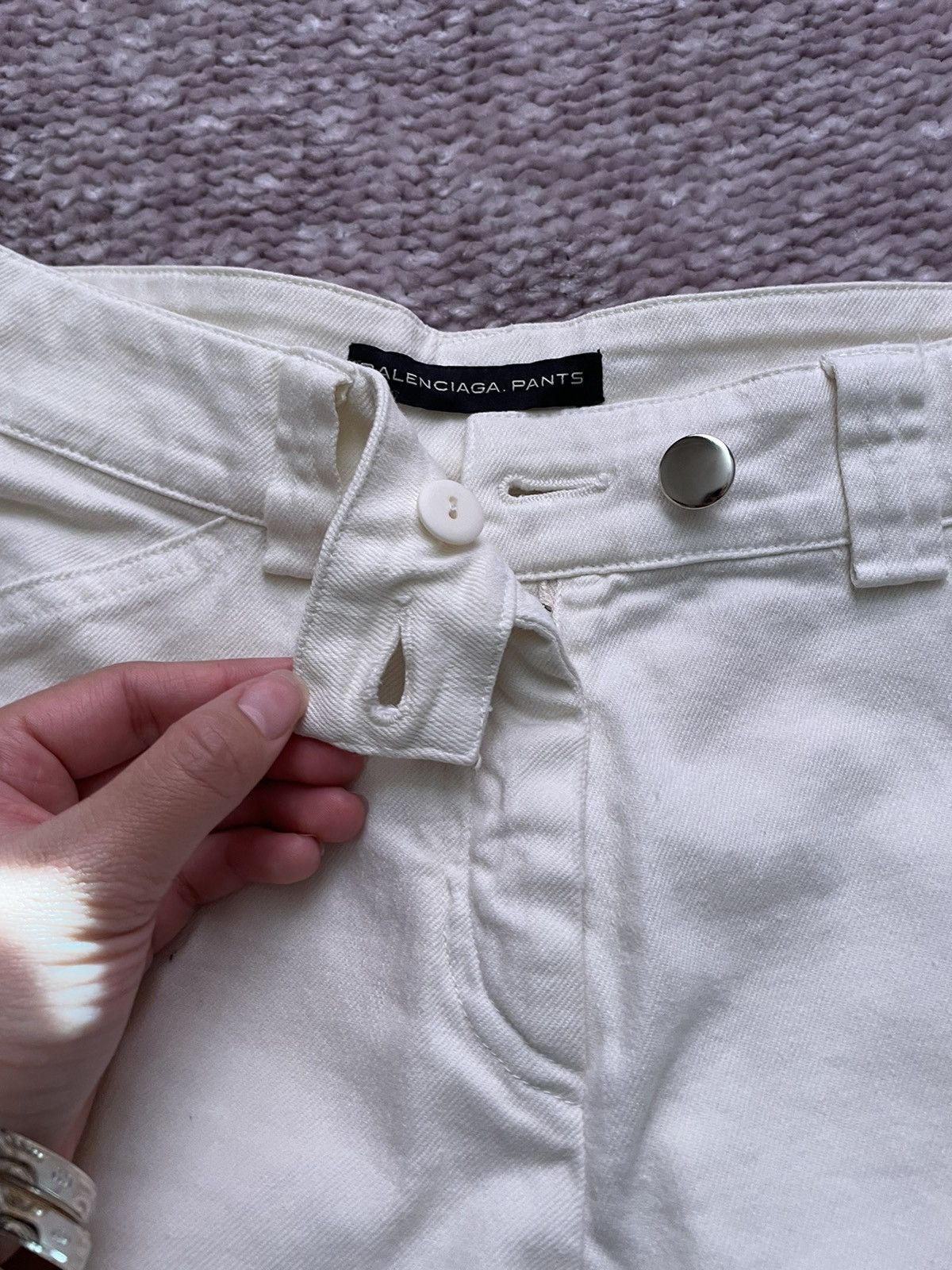 Balenciaga Vintage low rise balenciaga jeans Size 26" / US 2 / IT 38 - 6 Thumbnail