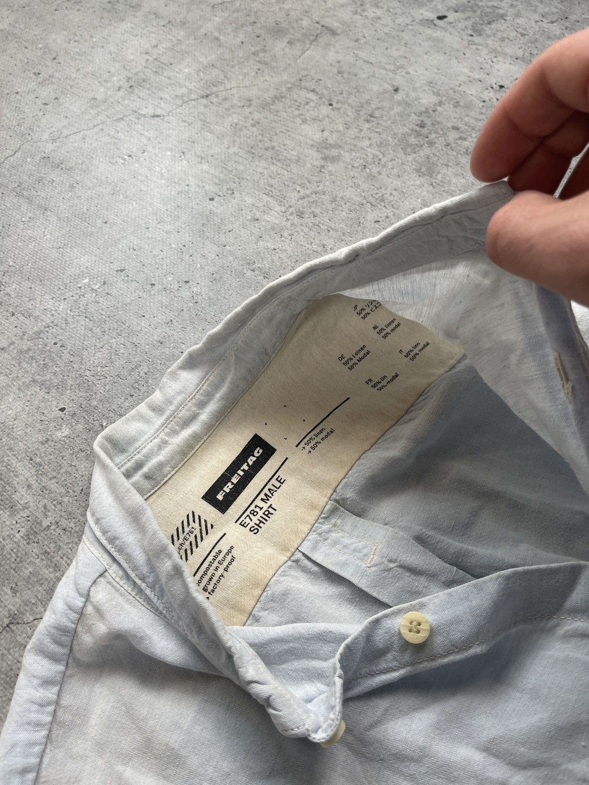 Freitag Freitag E781 Male shirt Size US M / EU 48-50 / 2 - 3 Thumbnail