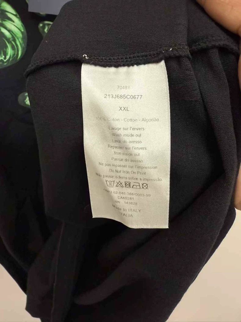Dior DIOR x TRAVIS black short sleeve tee Size US XXL / EU 58 / 5 - 3 Thumbnail