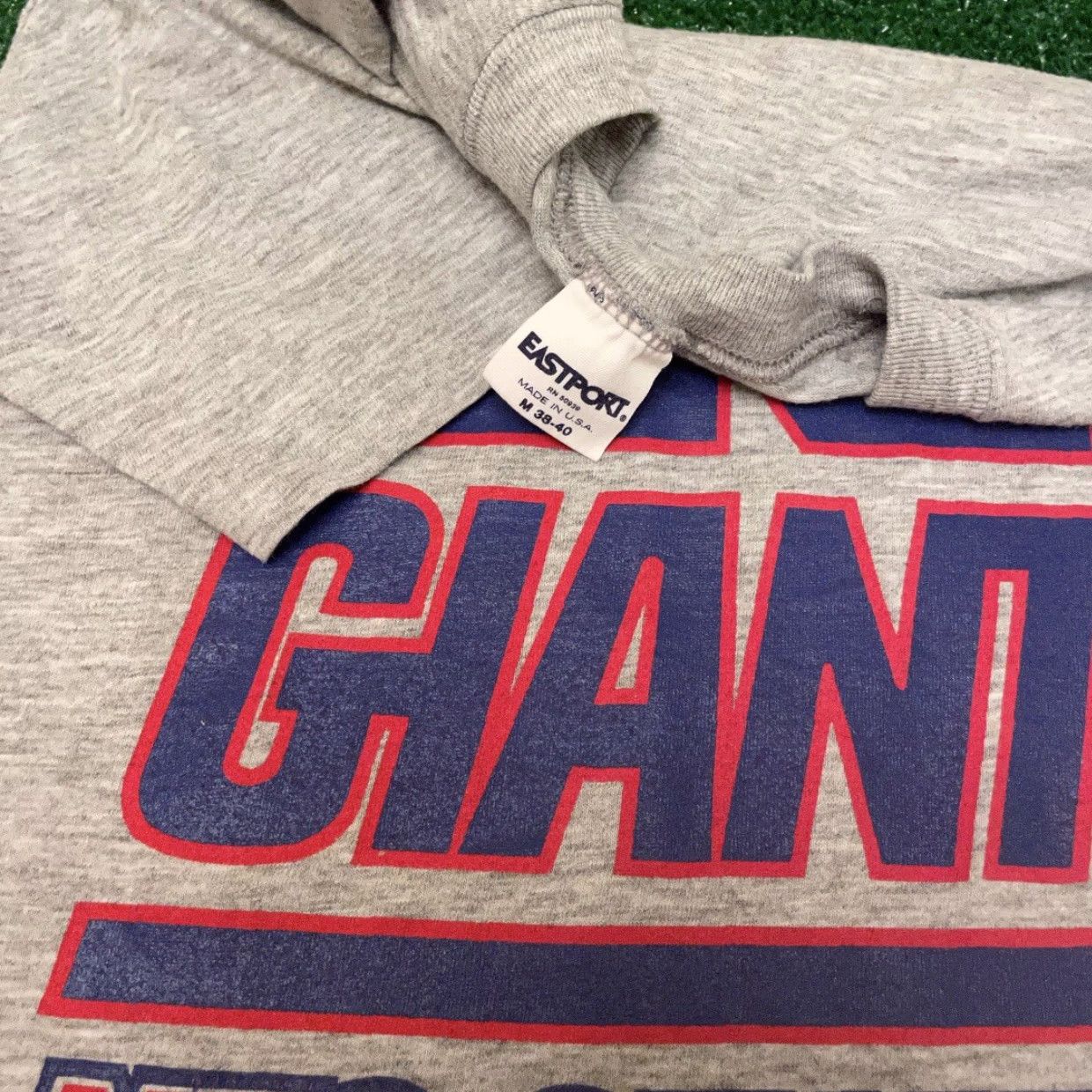NFL VINTAGE 80s New York Giants NFL Football NFC Champs 1986 Shirt Mens M USA Made, Gray, Short Sleeve, T-Shirt, Sports, 1980-1989, Mens Size US M / EU 48-50 / 2 - 2 Thumbnail