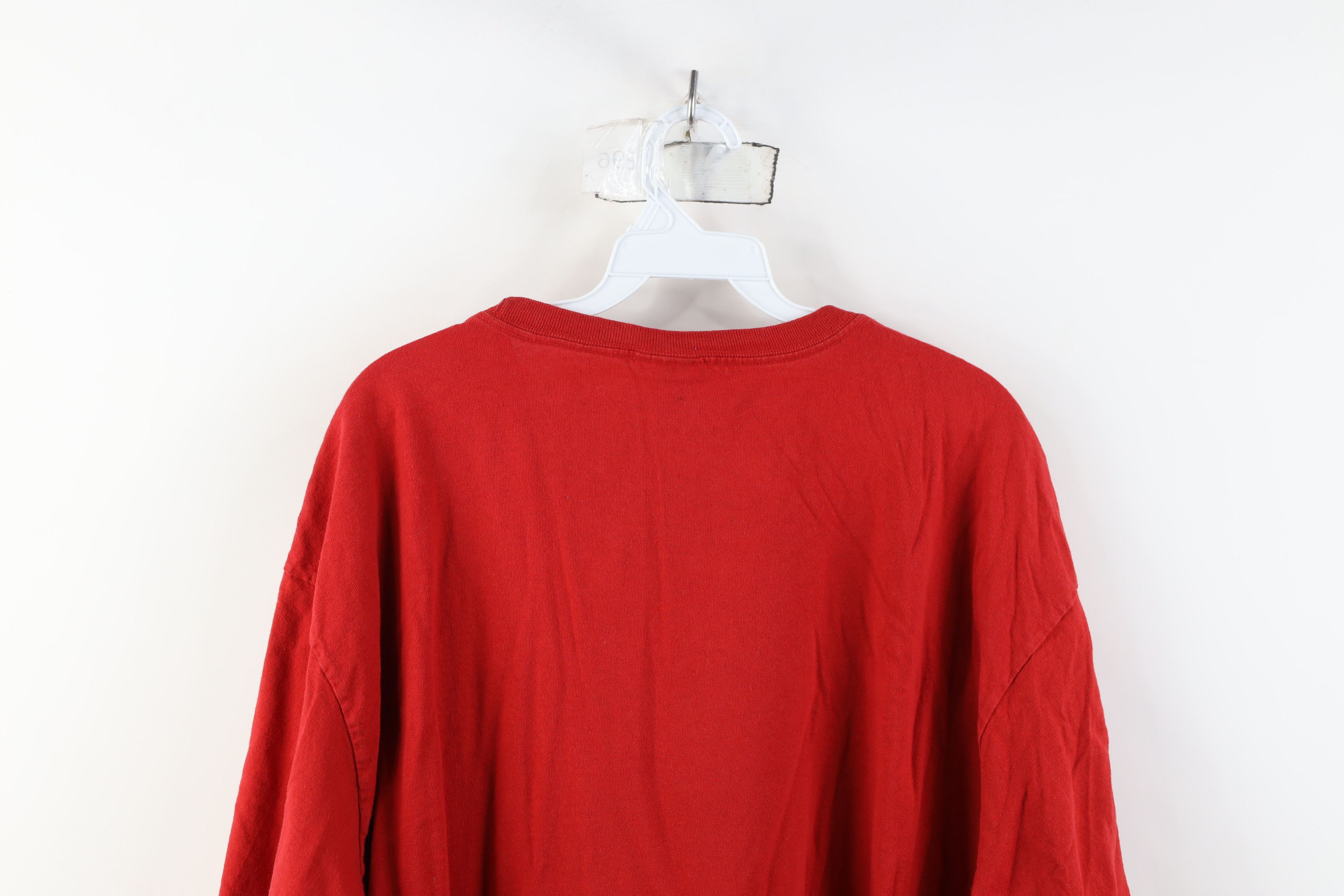 Tommy Hilfiger Vintage 90s Tommy Hilfiger Spell Short Sleeve T-Shirt Red Size US XXL / EU 58 / 5 - 12 Thumbnail