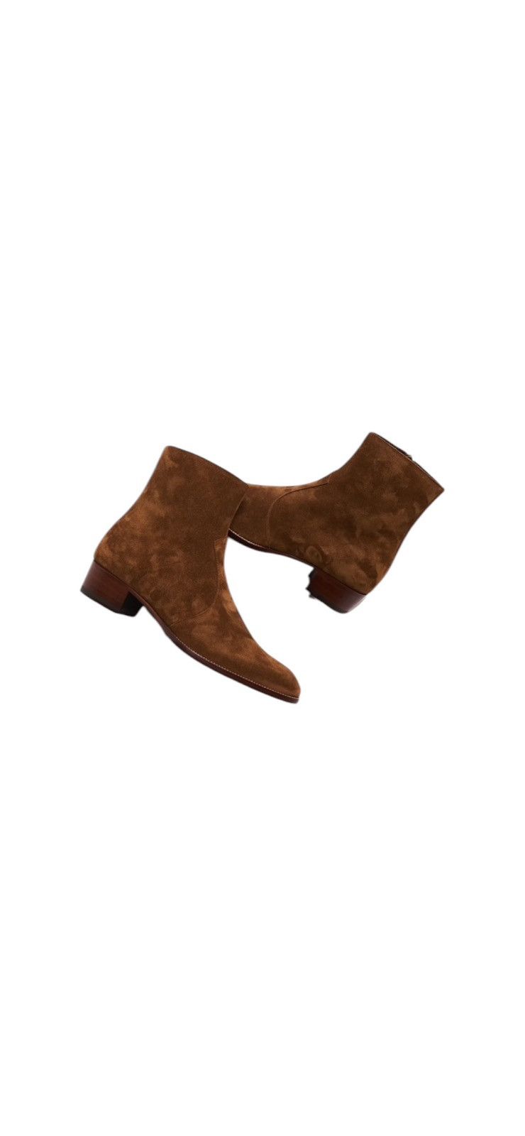 Saint Laurent Paris Saint Laurent Wyatt zipped boots suede Size US 8.5 / EU 41-42 - 2 Thumbnail