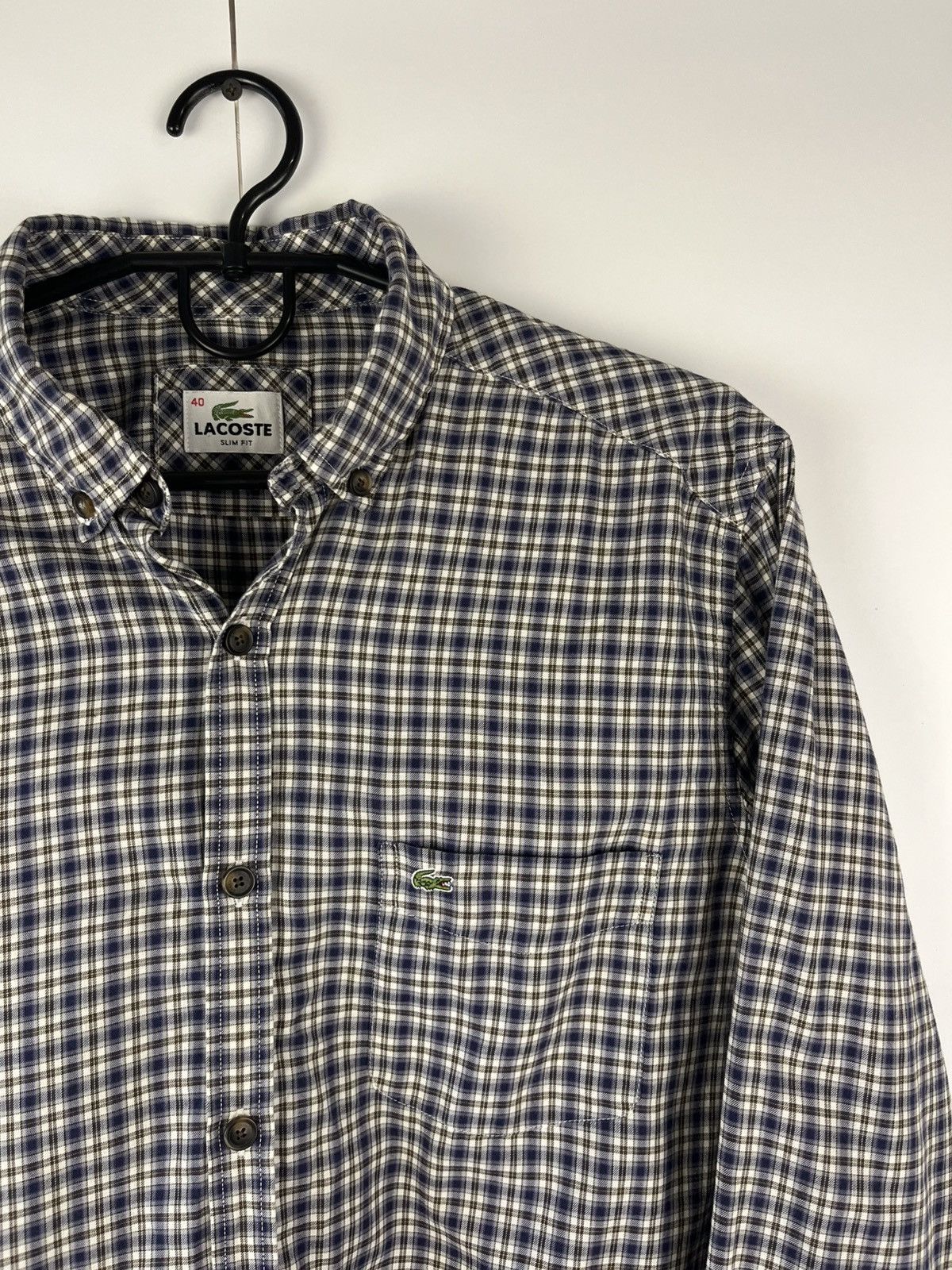 Lacoste Lacoste Plaid Y2K Cotton Long Sleeve Shirt Button Up Size US M / EU 48-50 / 2 - 3 Thumbnail