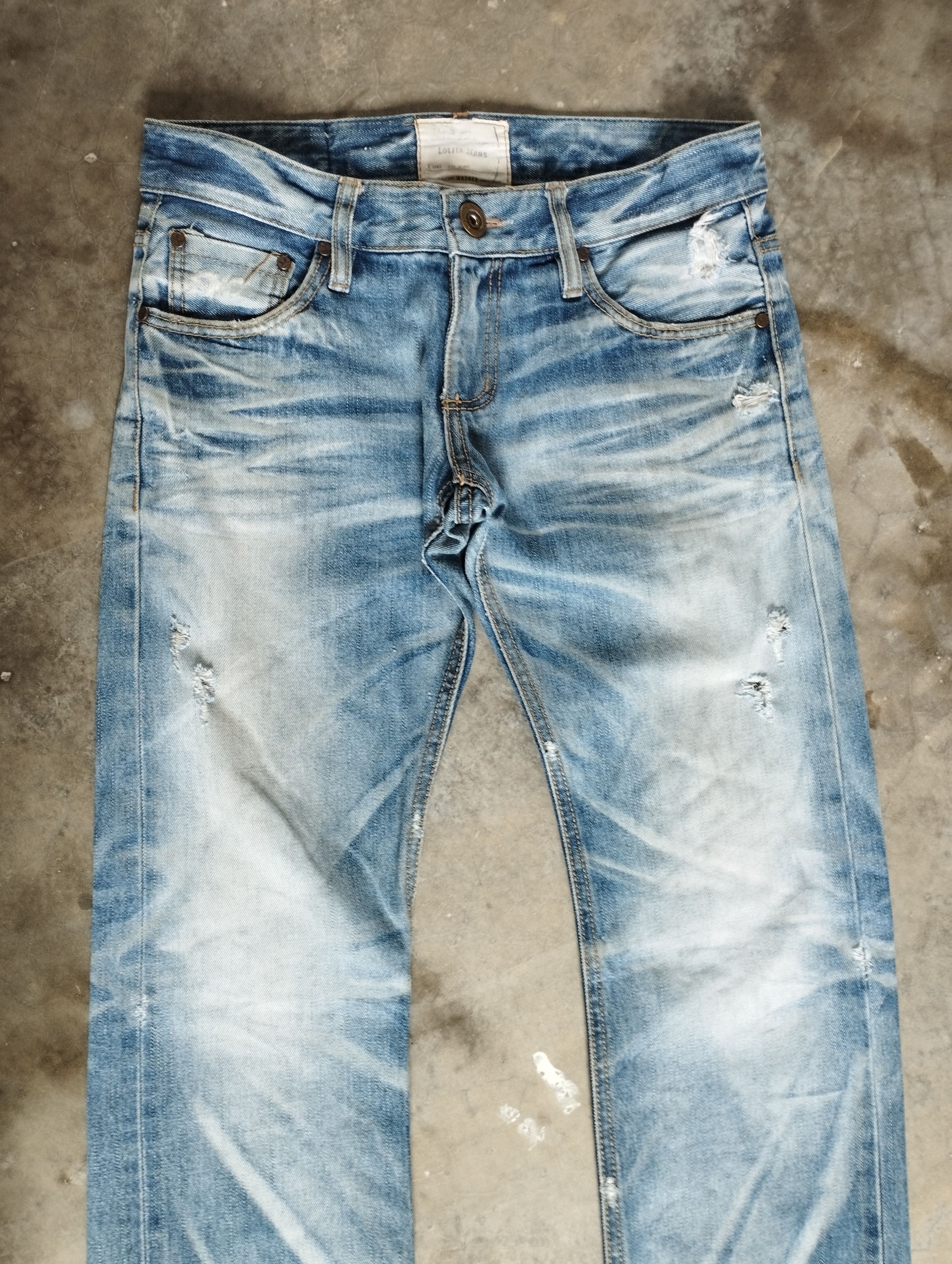Tornado Mart Stone Wash Jeans Lolita Roargun x Yoshitomo Nara Claws Jeans Size US 31 - 3 Thumbnail