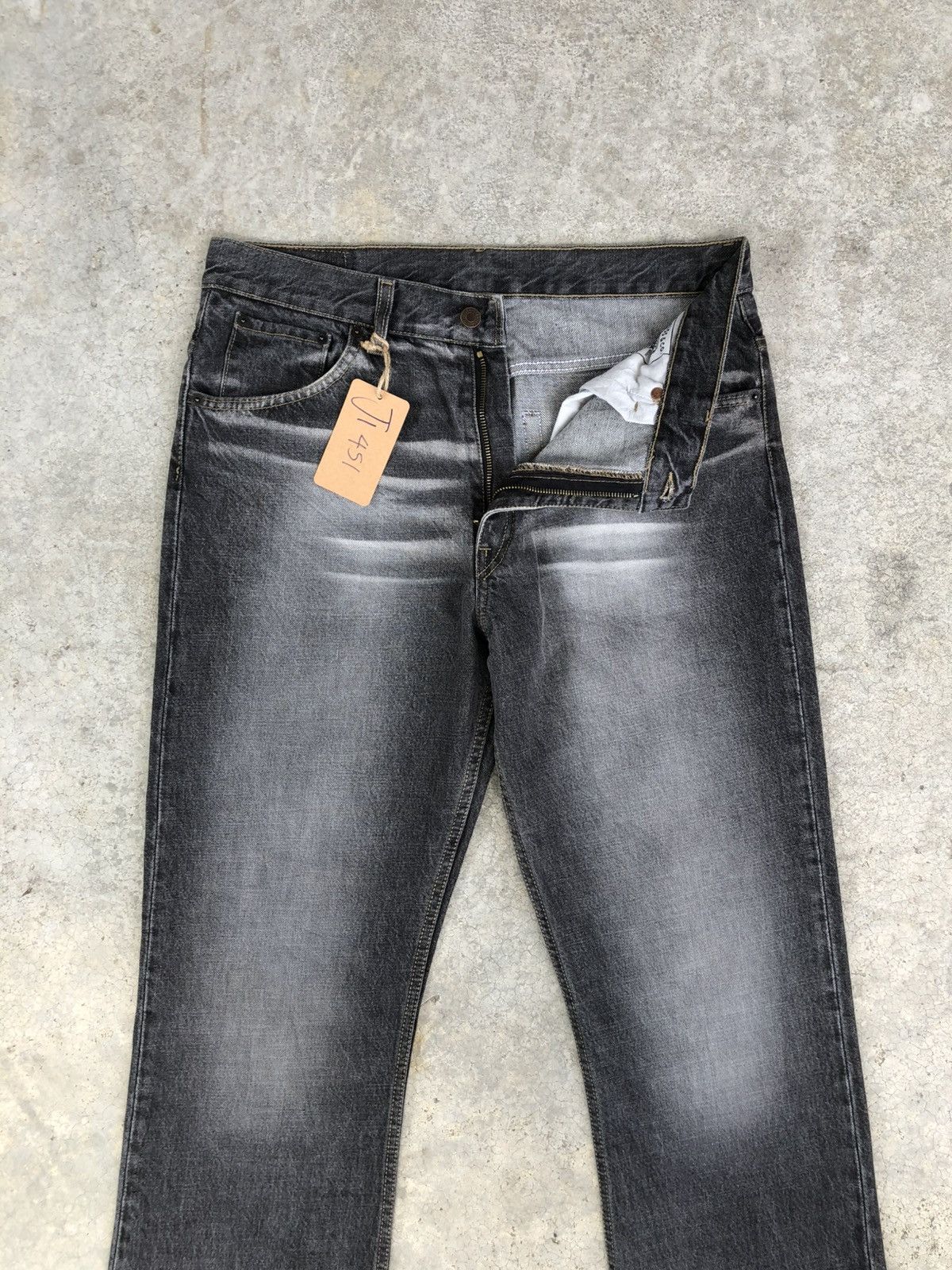 Levi's Flared Levis 507 Bootcut Distressed Jeans Size US 33 - 3 Thumbnail