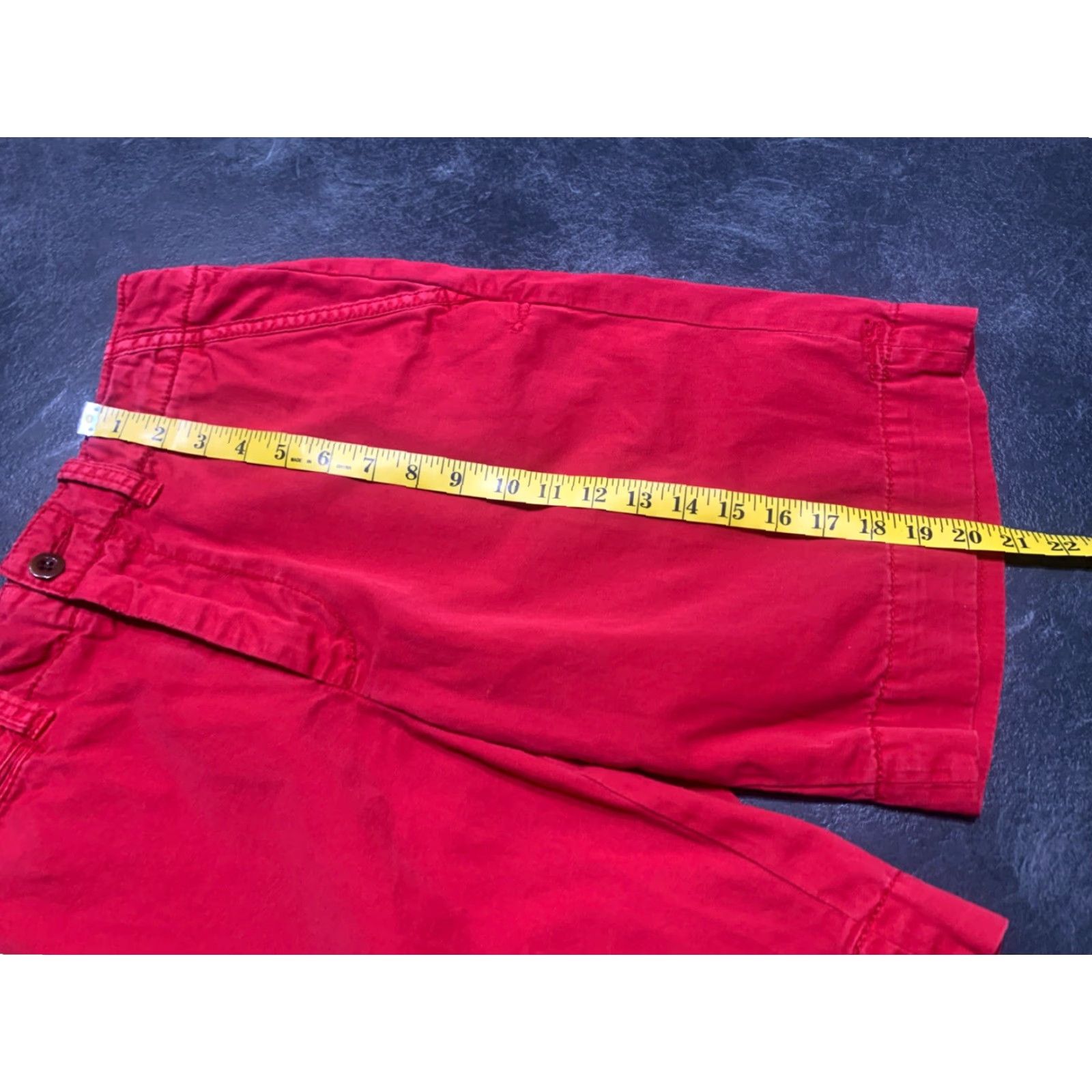 Polo Ralph Lauren VINTAGE Polo Ralph Lauren Shorts Men 32 Red Cotton Distressed Chino 90s Size US XS / EU 42 / 0 - 7 Thumbnail