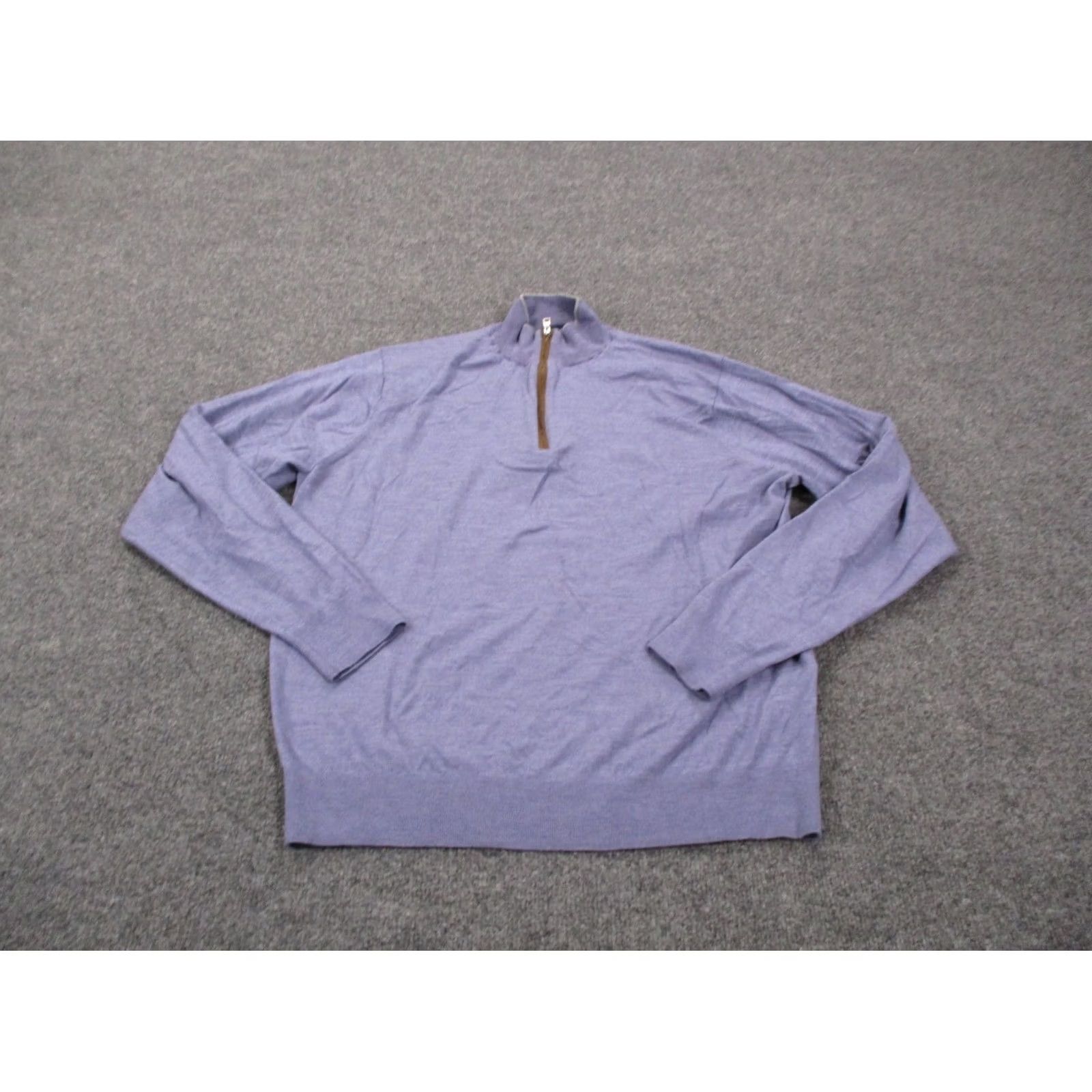 Peter Millar Peter Millar Sweater Mens XL Purple Men Merino Wool Excursionist Flex Stretch Crown Crafted Size US XL / EU 56 / 4 - 2 Thumbnail