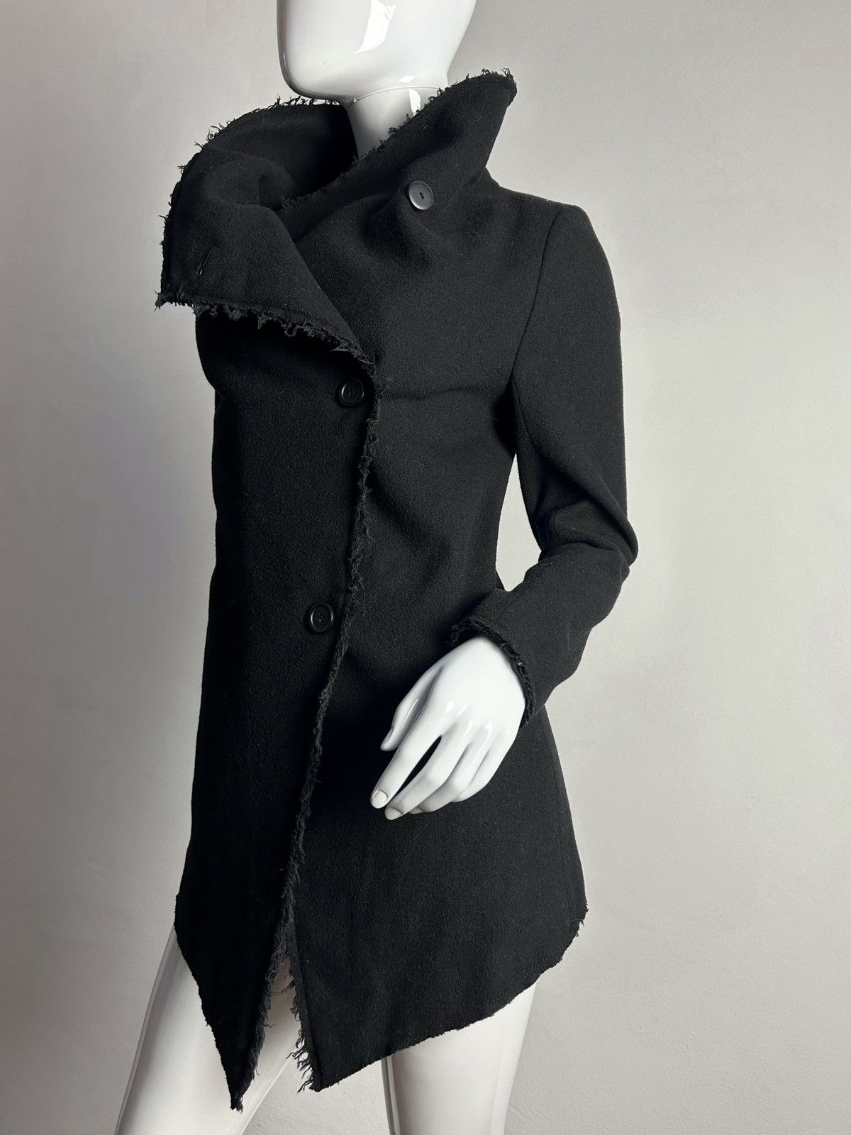 image of Avant Garde x Vintage Avant-Garde Vintage Asymmetric Coat in Black, Women's (Size Small)