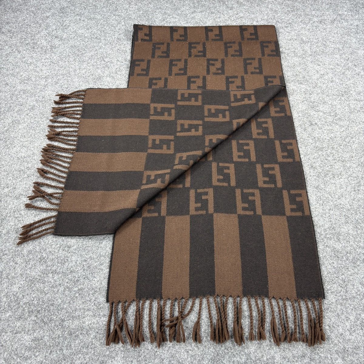 Fendi × Vintage Fendi Scarf # D743 # Muffler # Neckwear Size ONE SIZE - 11 Thumbnail