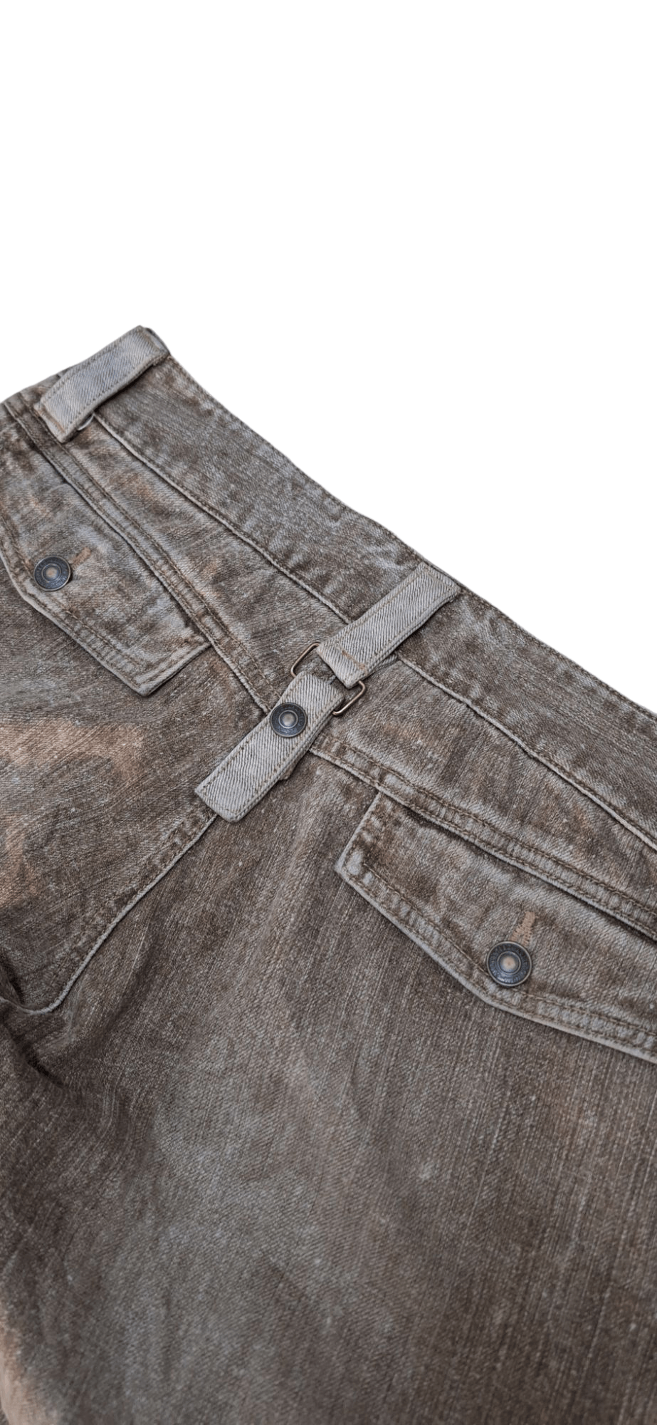If Six Was Nine Japanese Brand Oririns Cargo Six Pockets Flared Denim Size US 32 / EU 48 - 11 Thumbnail