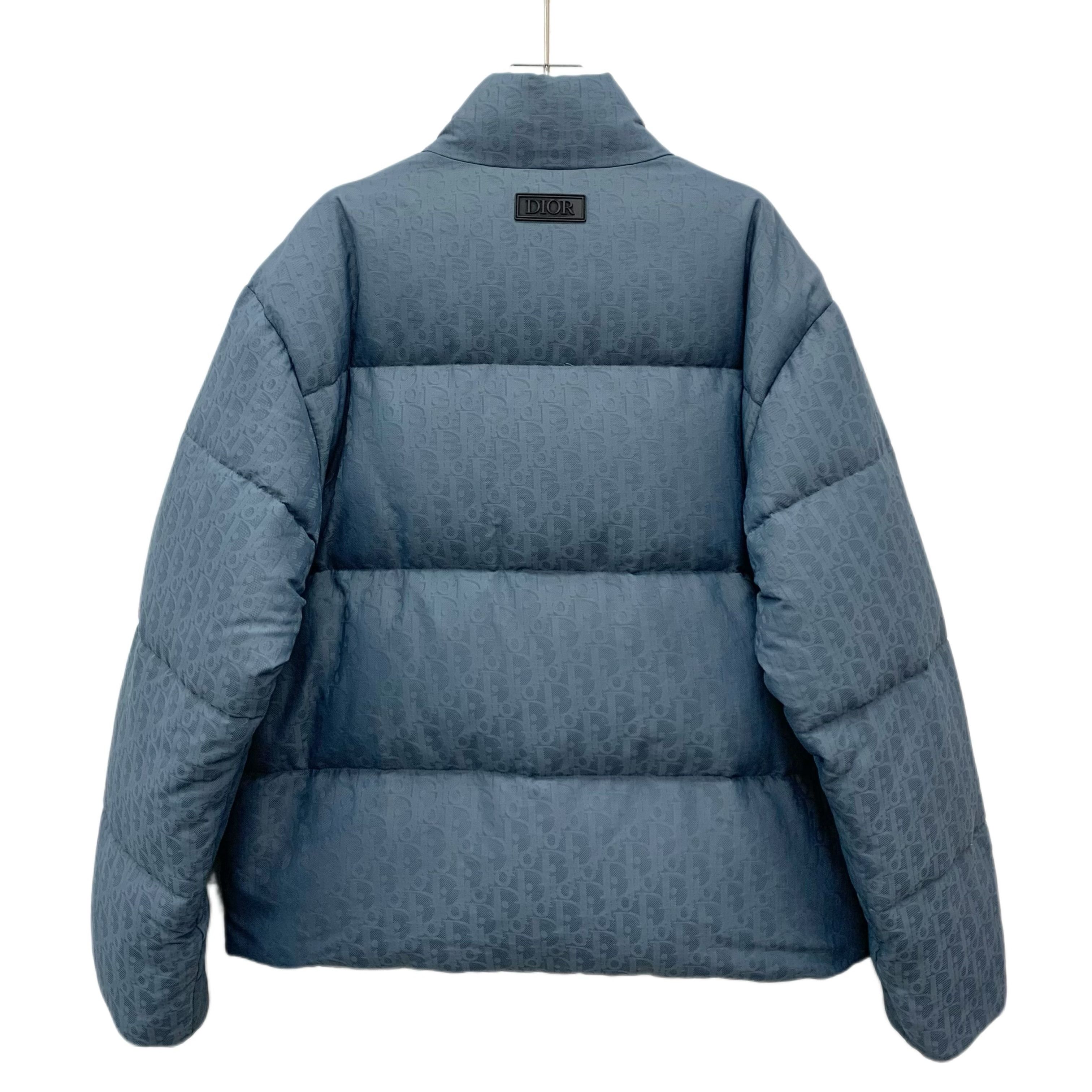 Dior Dior Monogram Down Jacket Blue (L) Size L / US 10 / IT 46 - 2 Thumbnail