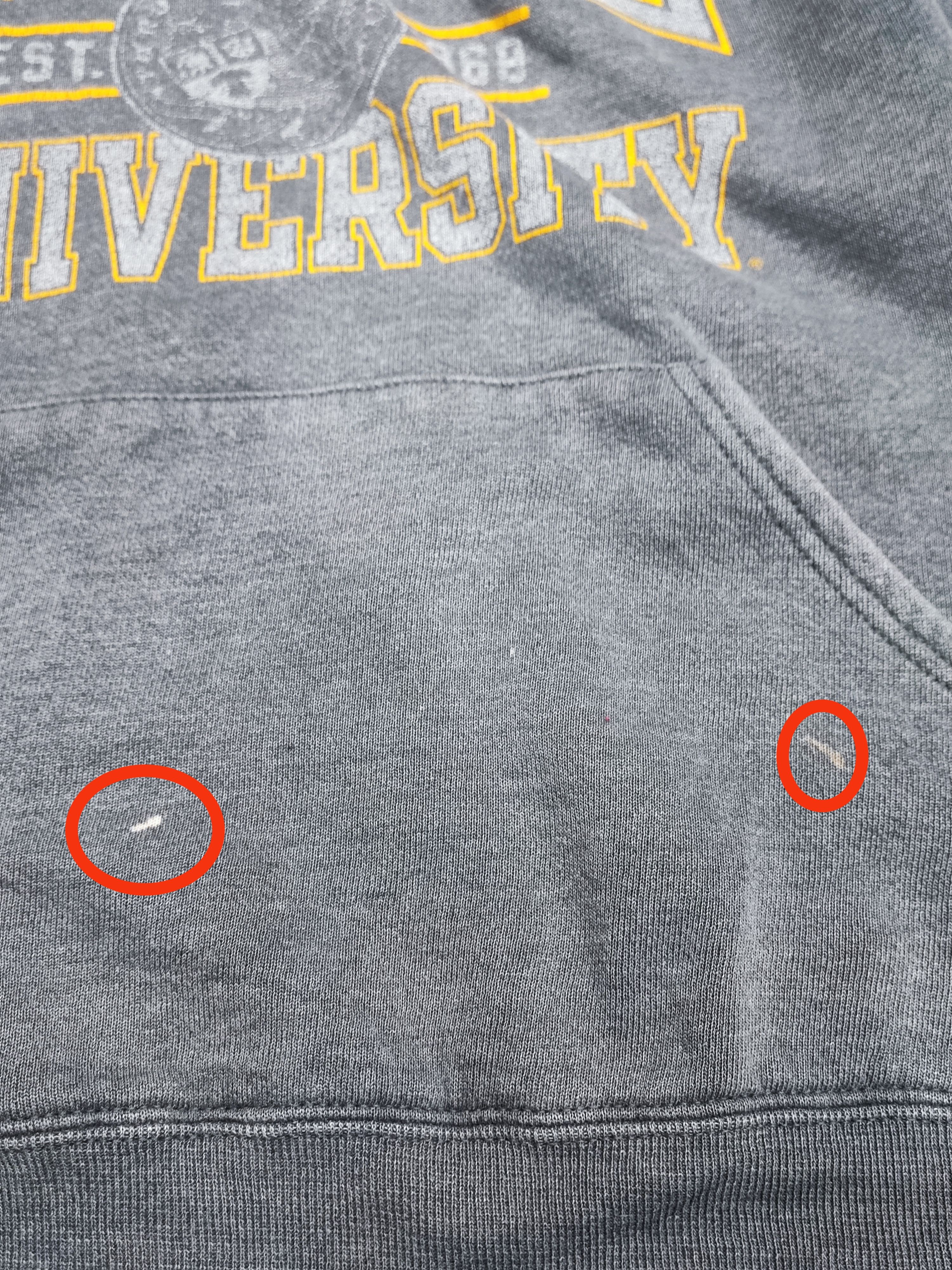 Vintage Faded Vintage Purdue University Russell Athletic Hoodie Size US S / EU 44-46 / 1 - 9 Thumbnail