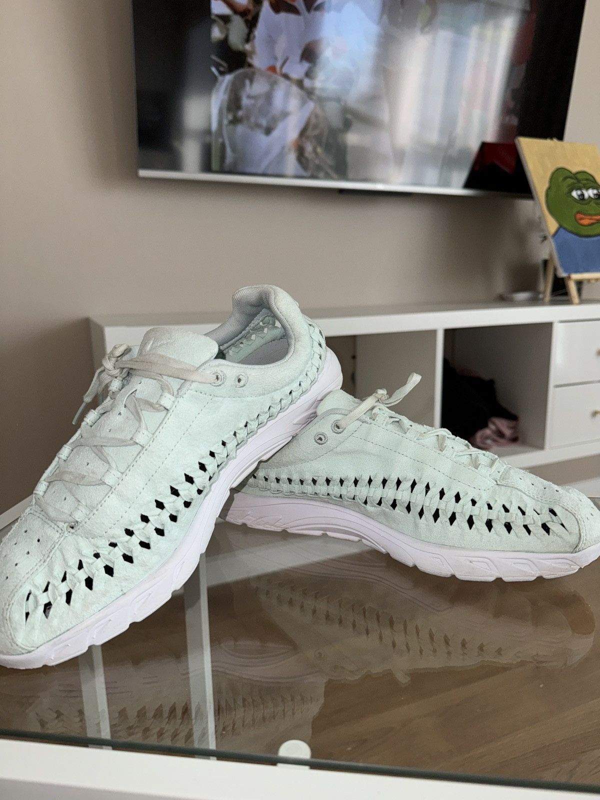 Nike Nike Mayfly Woven QS Shoes Fiberglass/White/Gum 919749-300 Size US 10 / EU 43 - 6 Thumbnail
