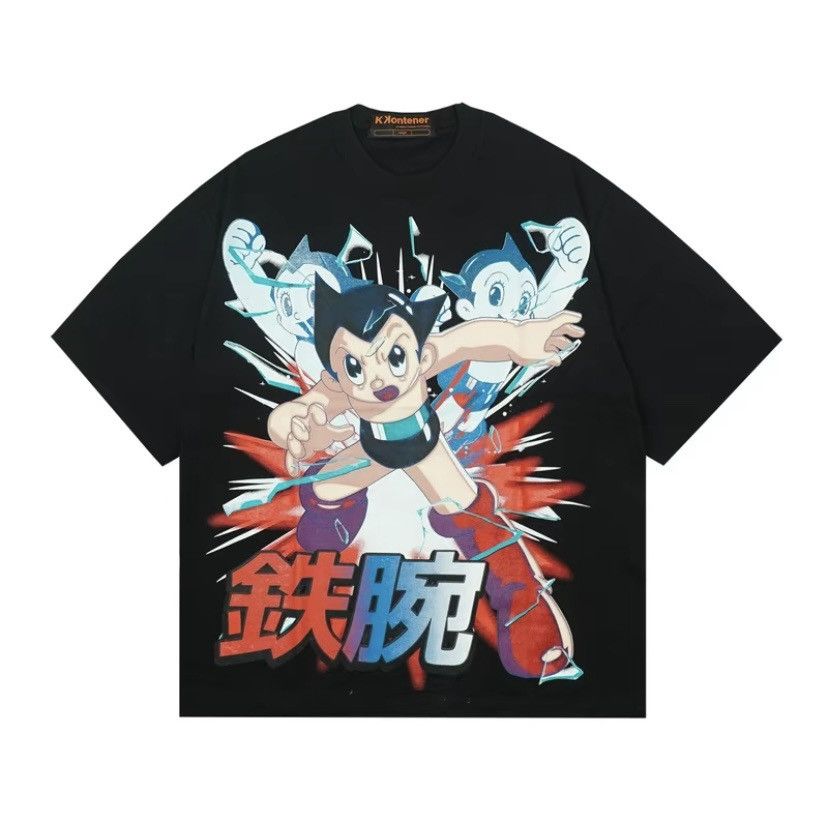 Anime × Japanese Brand 🔥RARE🔥 Astro Boy boot tee anima movie manga Size US L / EU 52-54 / 3 - 12 Thumbnail