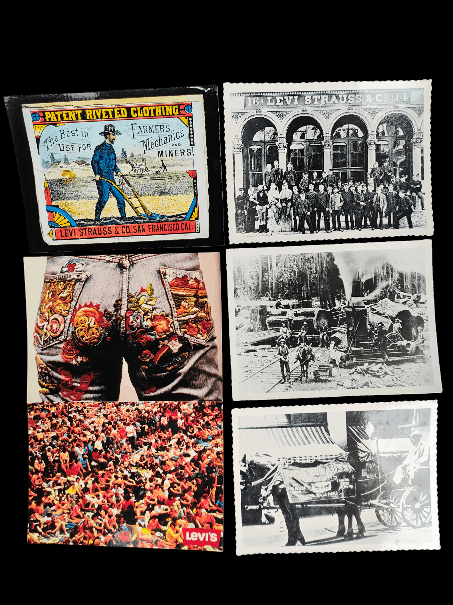 Designer × Levi's × Levi's Made & Crafted Levi's postcard collection 1990s vintage 12pcs card Size ONE SIZE - 2 Thumbnail