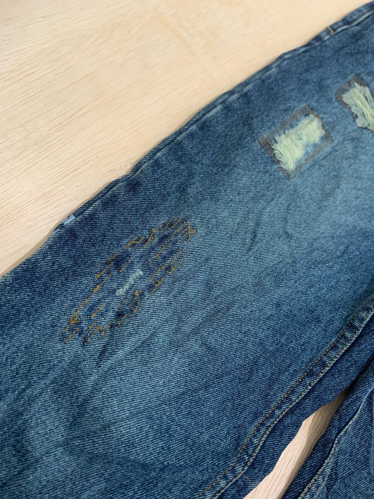 Hysteric Glamour × If Six Was Nine × Japanese Brand Y2k Body Glove Ifsixwasnine Punks Style Denim Jeans Size US 31 - 6 Thumbnail