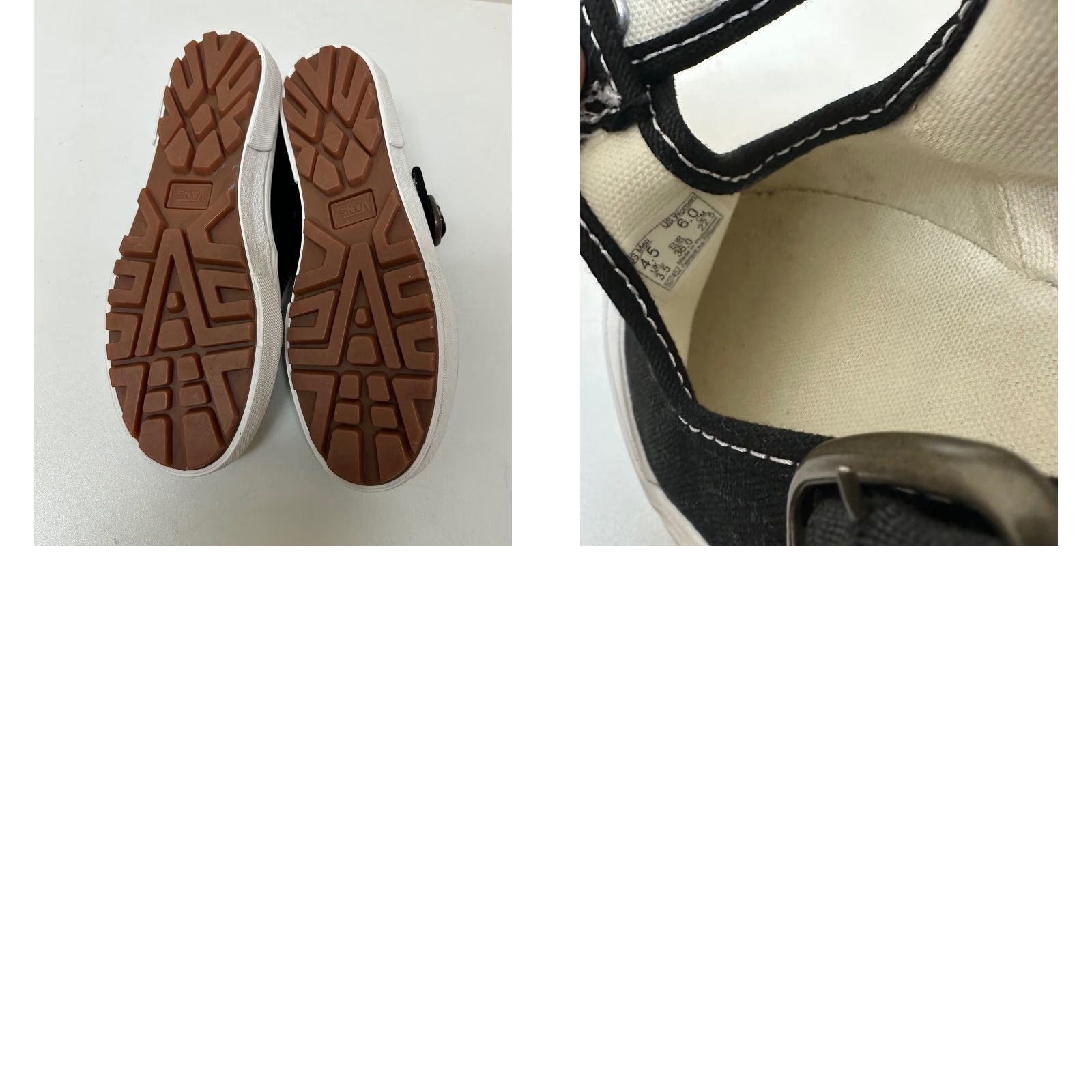 Vans VANS Mary Jane Black Canvas Sneakers Women's 6.0 Buckle Strap Flat Canvas Casual Shoes Men’s 4.5 Winter Fall Spring Summer Women’s Shoes Size US 6 / IT 36 - 8 Thumbnail