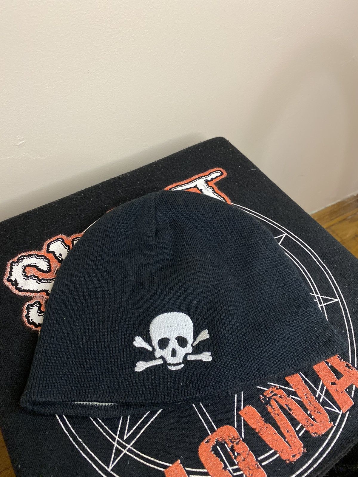 Japanese Brand × Nike Japanese Vintage Punk Skull Hat Y2K Size ONE SIZE - 1 Thumbnail
