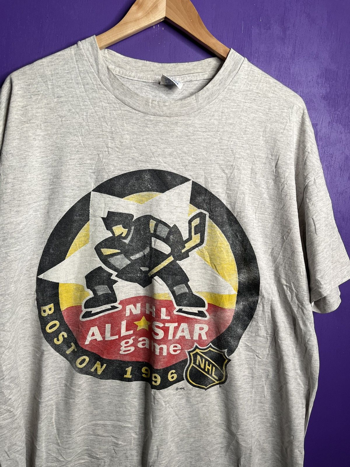NHL × Starter × Vintage Vintage 1996 Starter NHL all star game t-shirt Size US XL / EU 56 / 4 - 3 Thumbnail