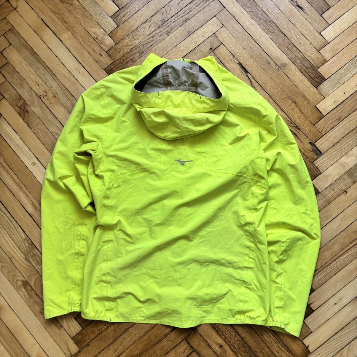 Mizuno Acid Green Waterproof Mizuno Jacket Y2K Gorpcore Size US M / EU 48-50 / 2 - 2 Thumbnail