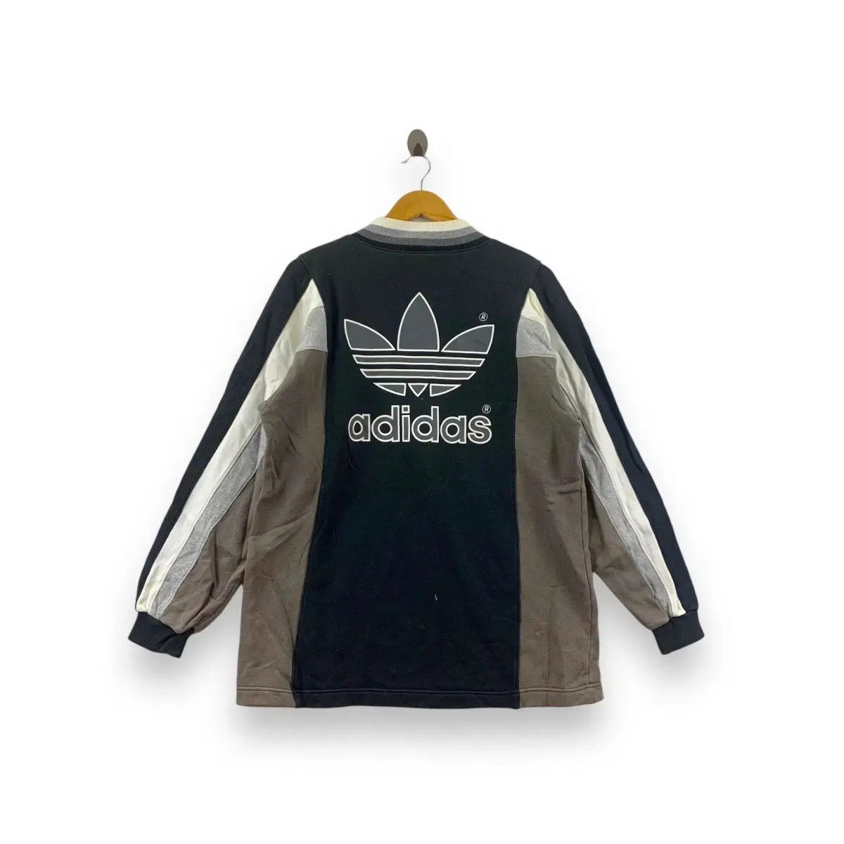 Adidas Vintage ADIDAS ORIGINALS x DESCENTE Half Zipper Sweatshirt Size XL / US 12-14 / IT 48-50 - 4 Thumbnail