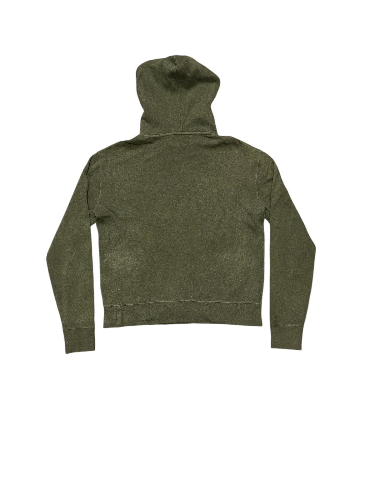 Polo Ralph Lauren 2000s POLO BY RALPH LAUREN SHEEP SUEDE ELBOW FADED HOODIE Size US M / EU 48-50 / 2 - 2 Thumbnail